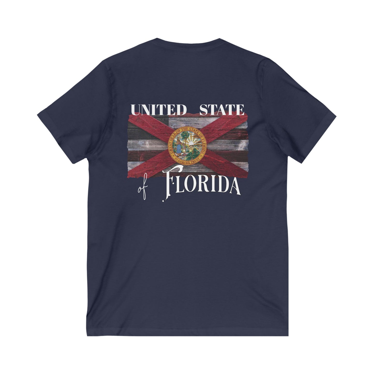 United State of Florida V-Neck Tee