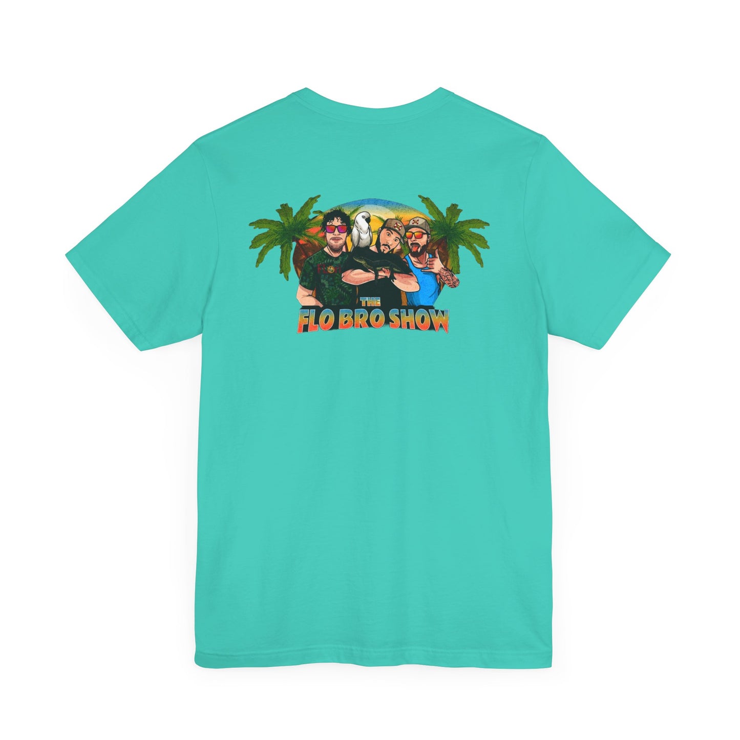 The FloBro Show Official Logo Lightweight Tee (Front and Back Design)