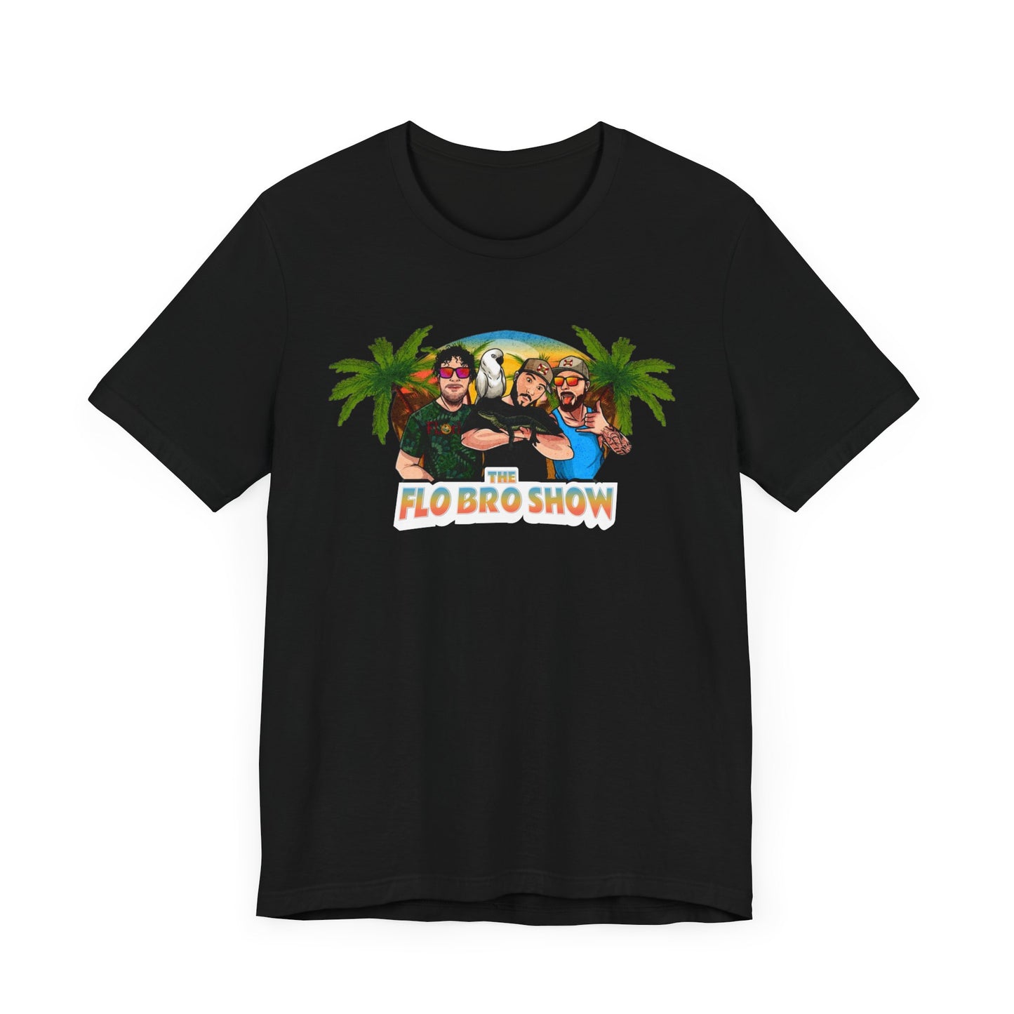 The FloBro Show Official Logo Lightweight Tee (Reverse Design)