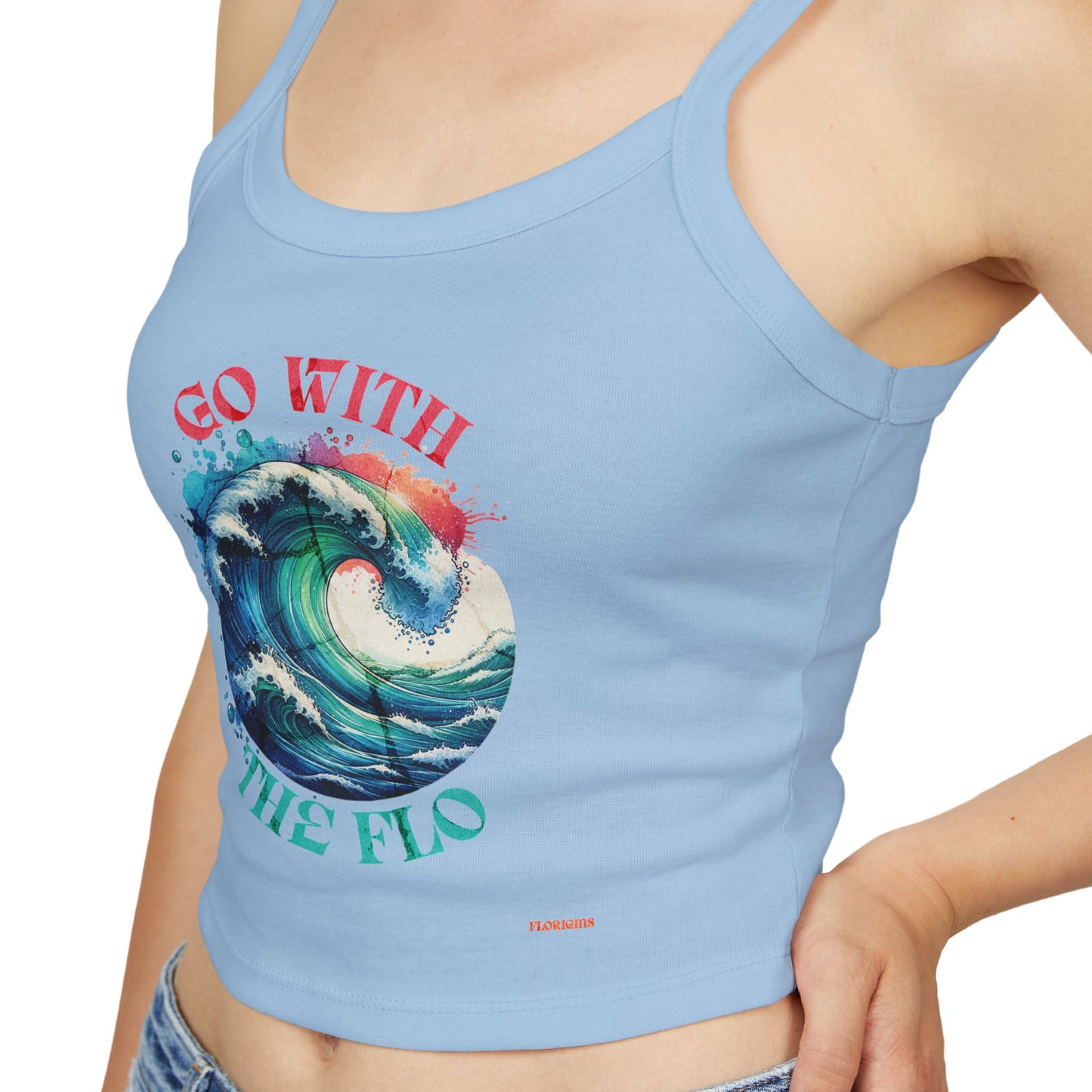 Go With the Flo Strappy Fitted Tank