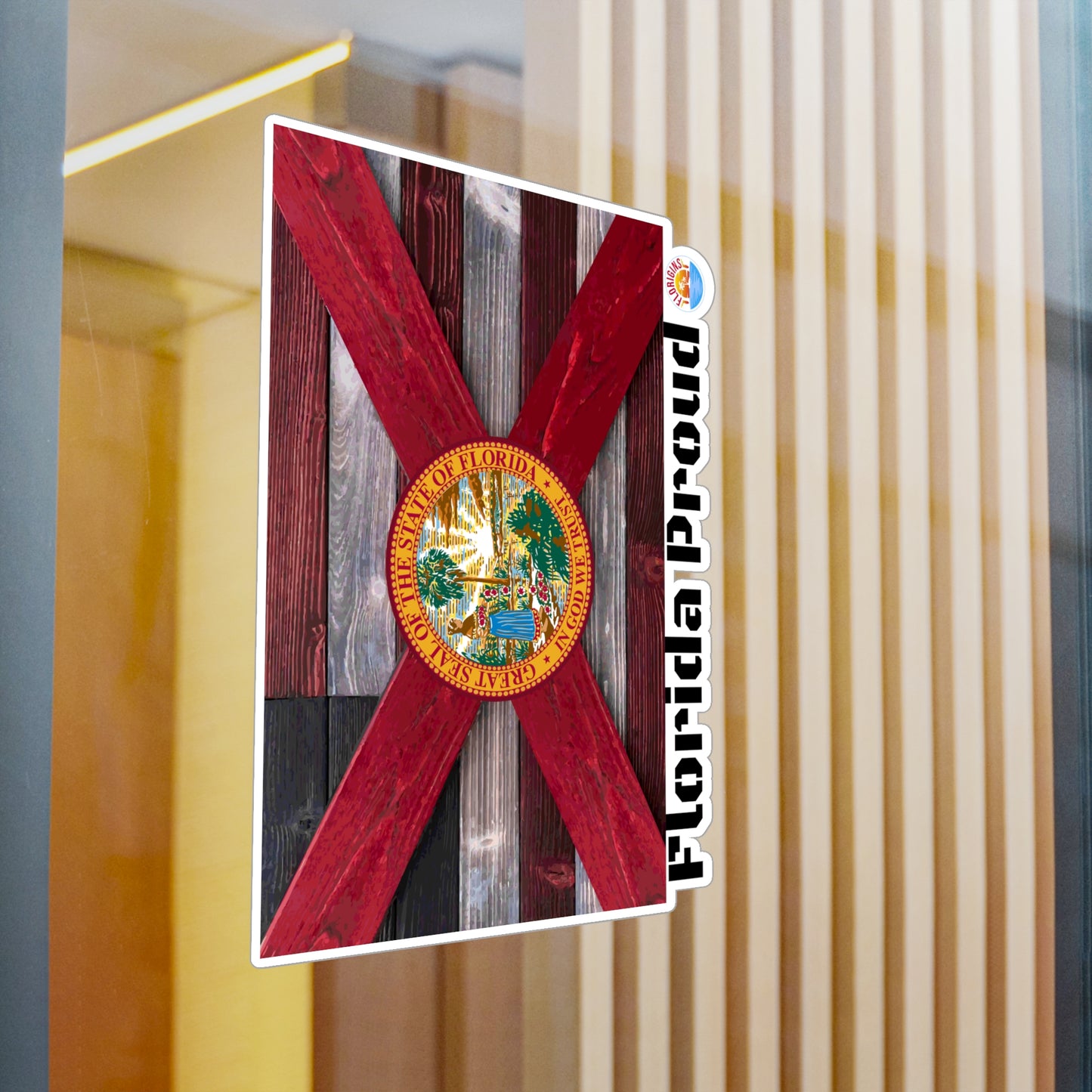 Florida Proud Vinyl Decals for Window/Laptop/Cooler/Tumbler