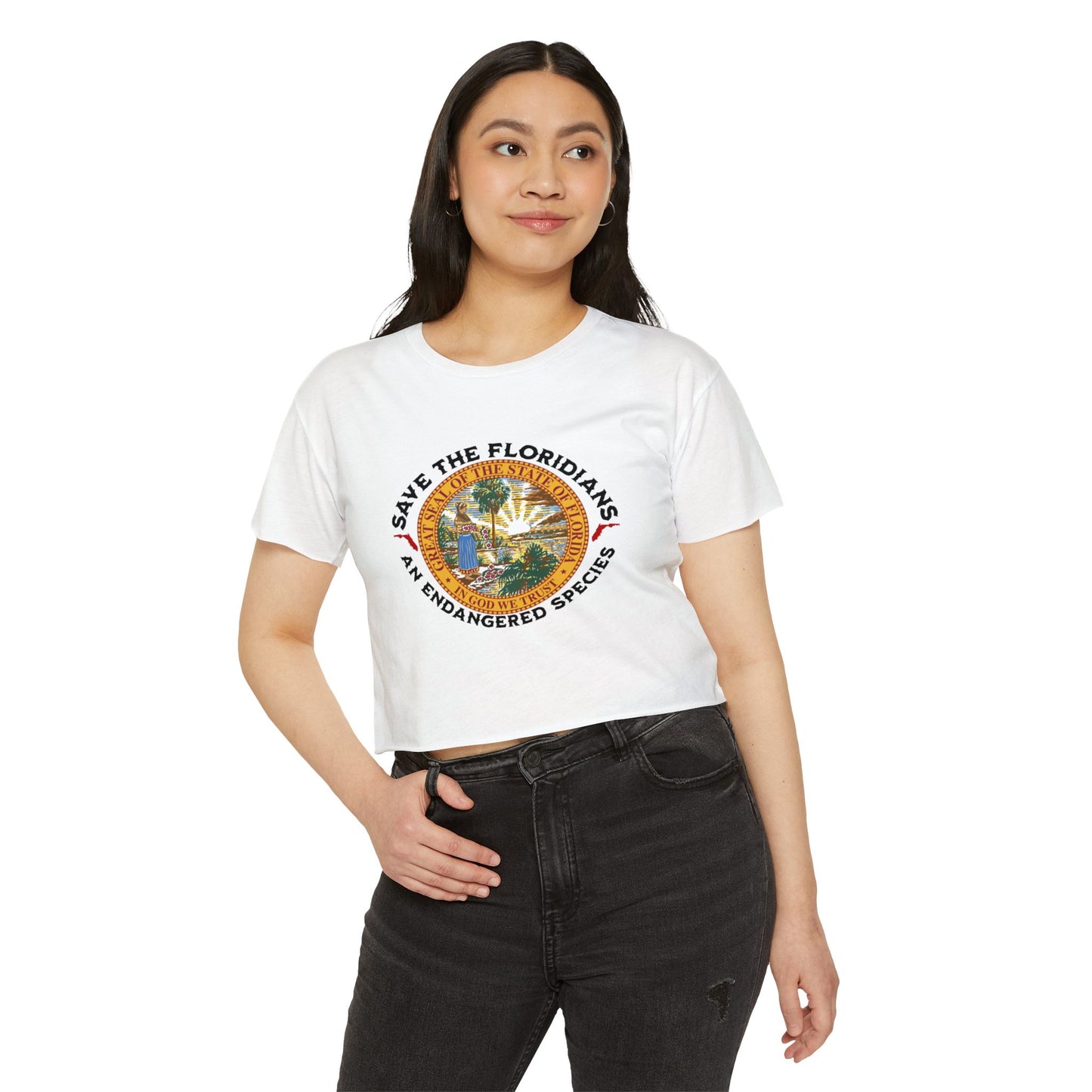 Save the Floridians Crop Tee