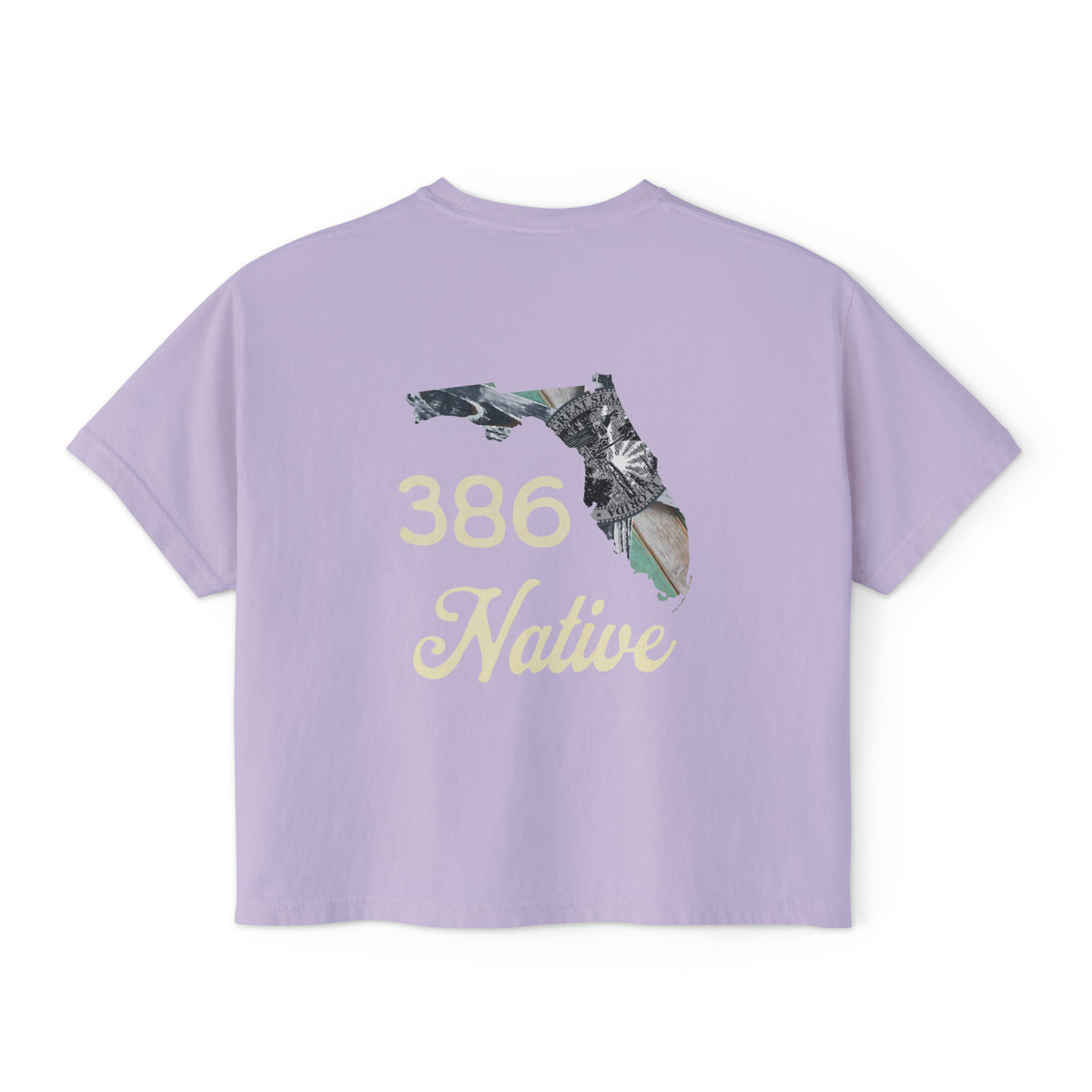 386 Native Series Women's Cropped Boxy Tee