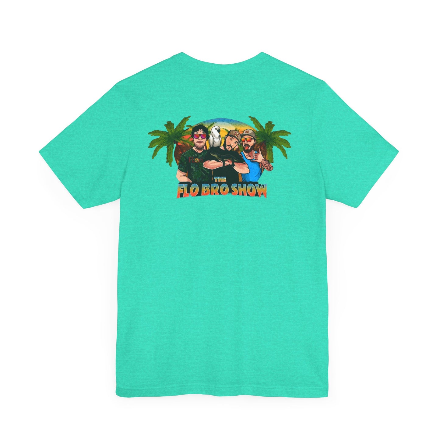 The FloBro Show Official Logo Lightweight Tee (Front and Back Design)