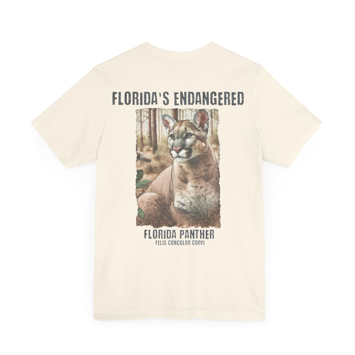 Endangered Series - Florida Panther Men's Lightweight Tee