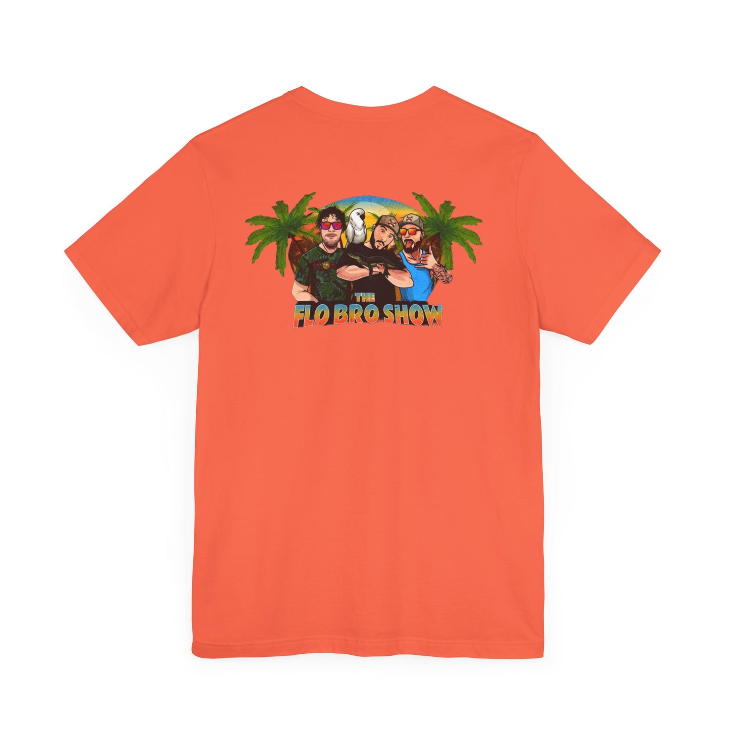 The FloBro Show Official Logo Lightweight Tee (Front and Back Design)