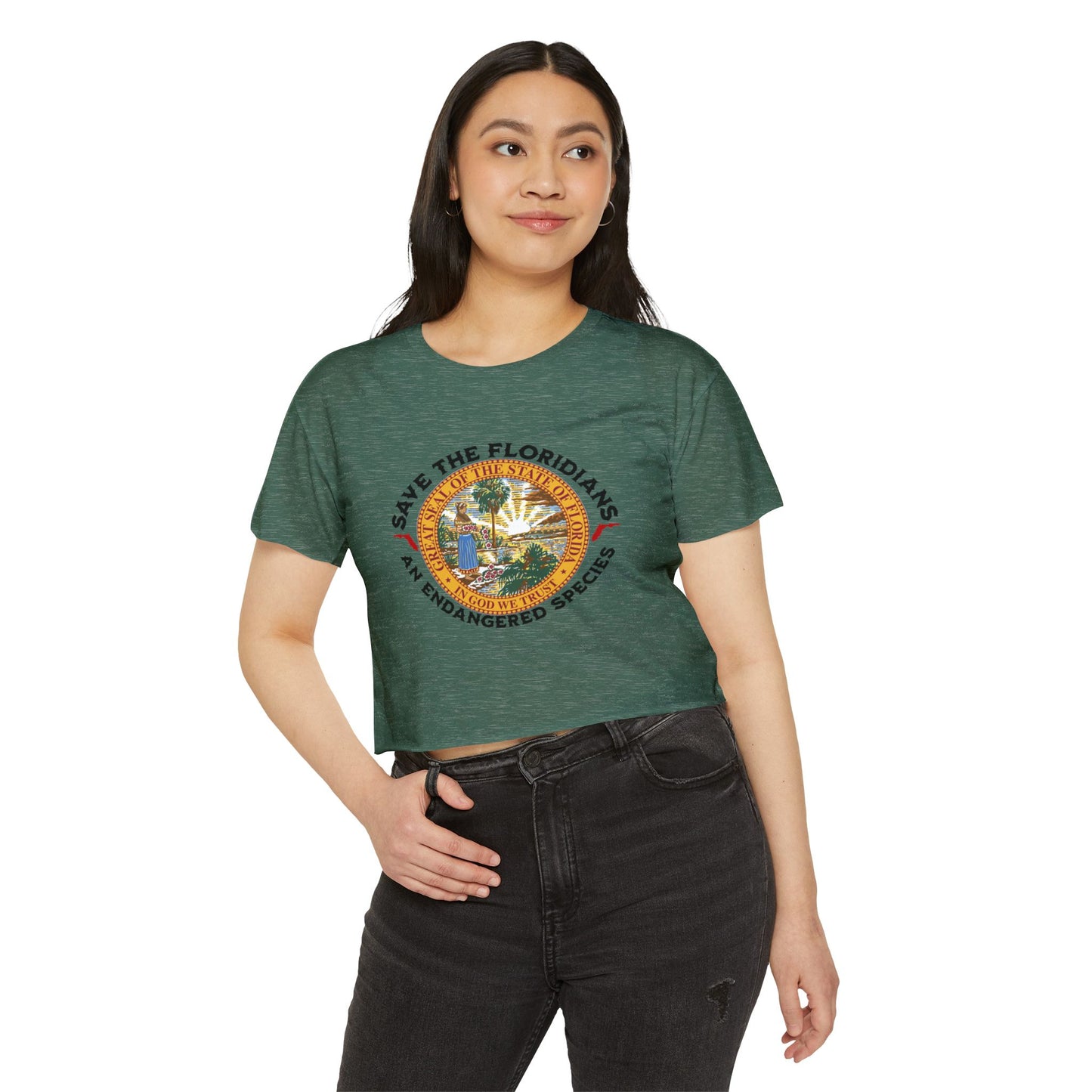 Save the Floridians Crop Tee