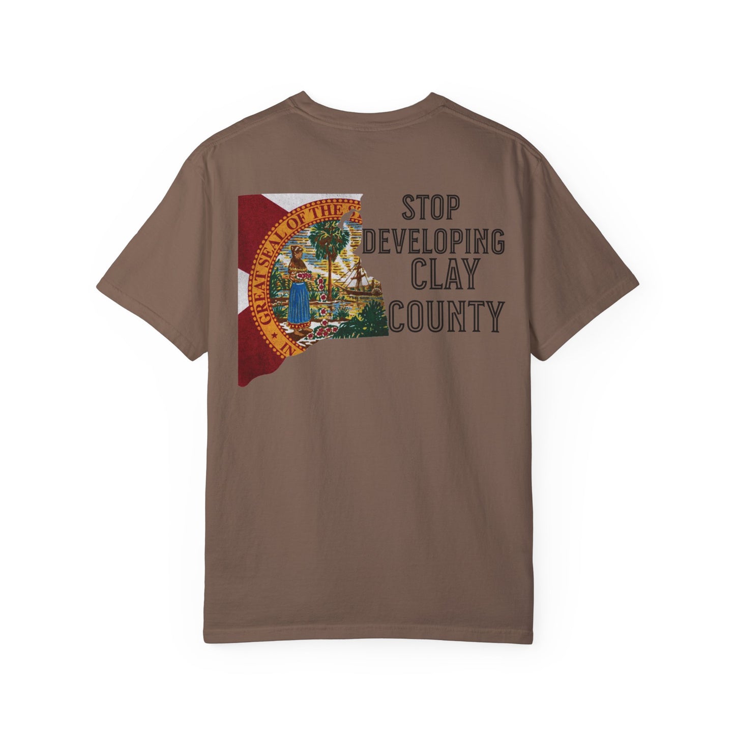 Stop Developing Clay County Tee