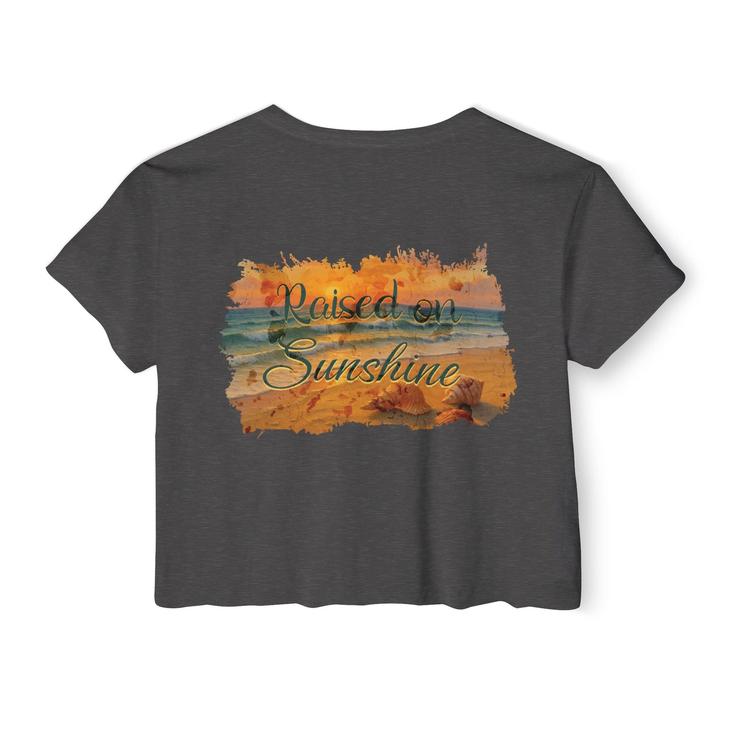 Raised on Sunshine Crop Tee