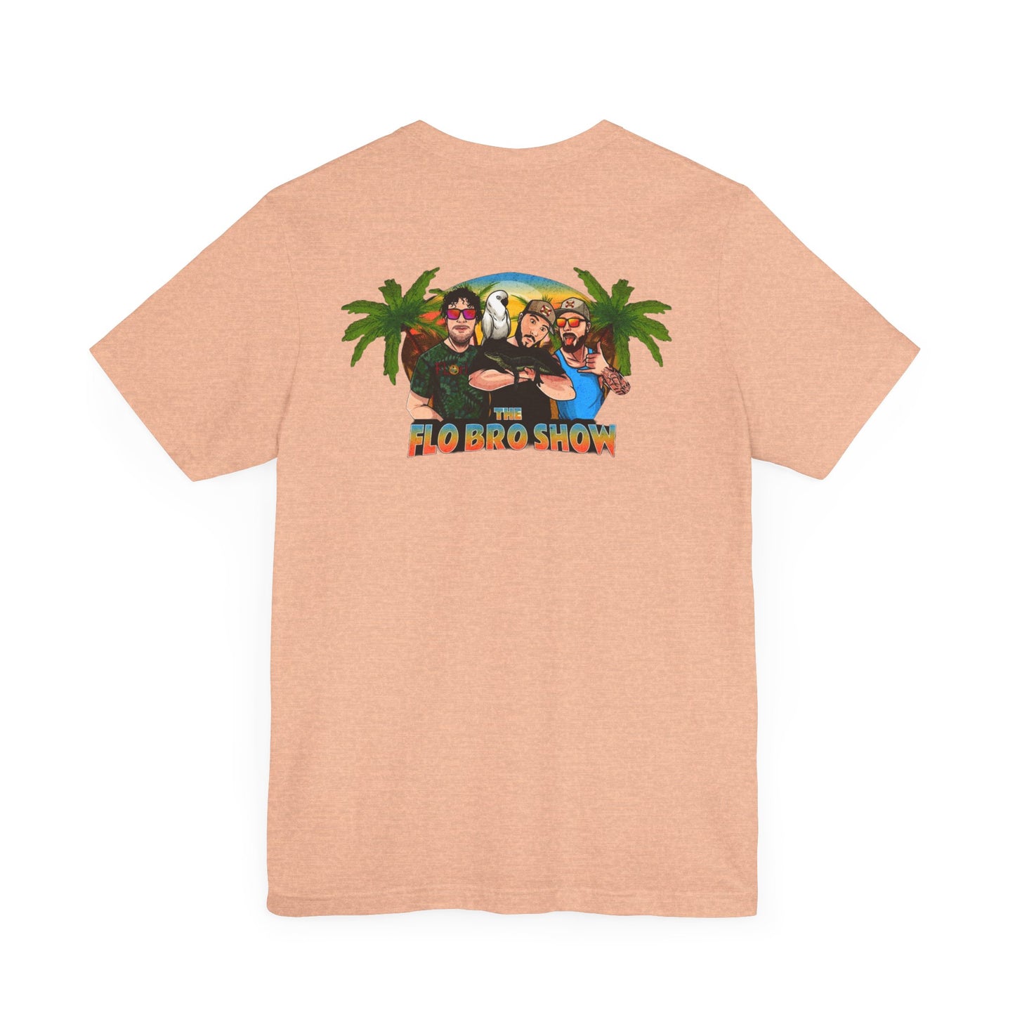 The FloBro Show Official Logo Lightweight Tee (Front and Back Design)