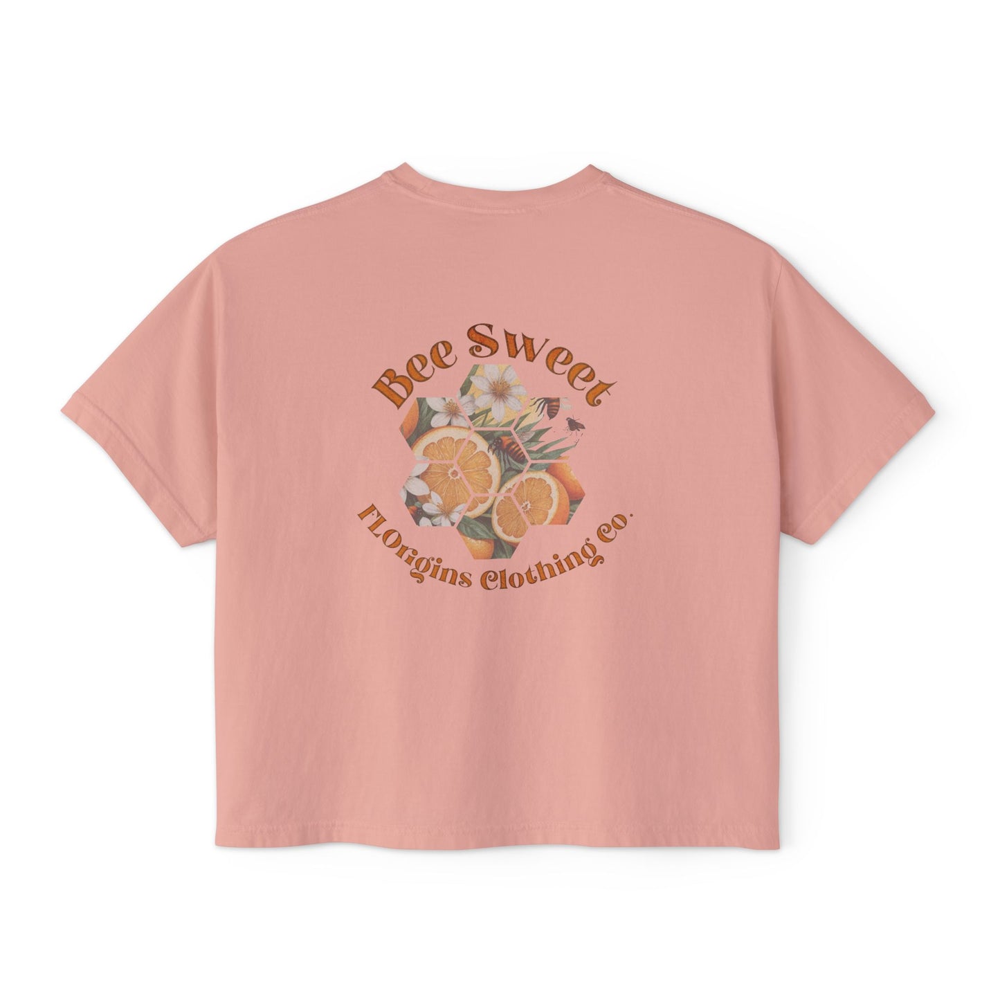 Bee Sweet Cropped Boxy Tee