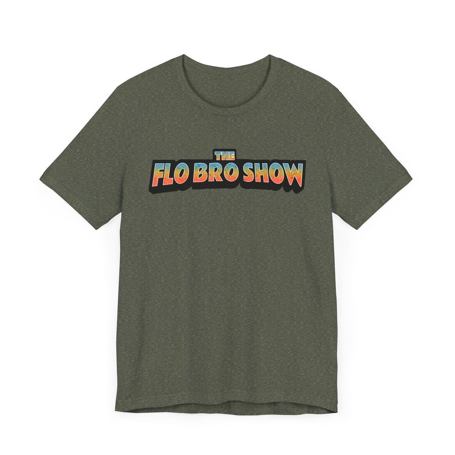 The FloBro Show Official Logo Lightweight Tee (Front and Back Design)