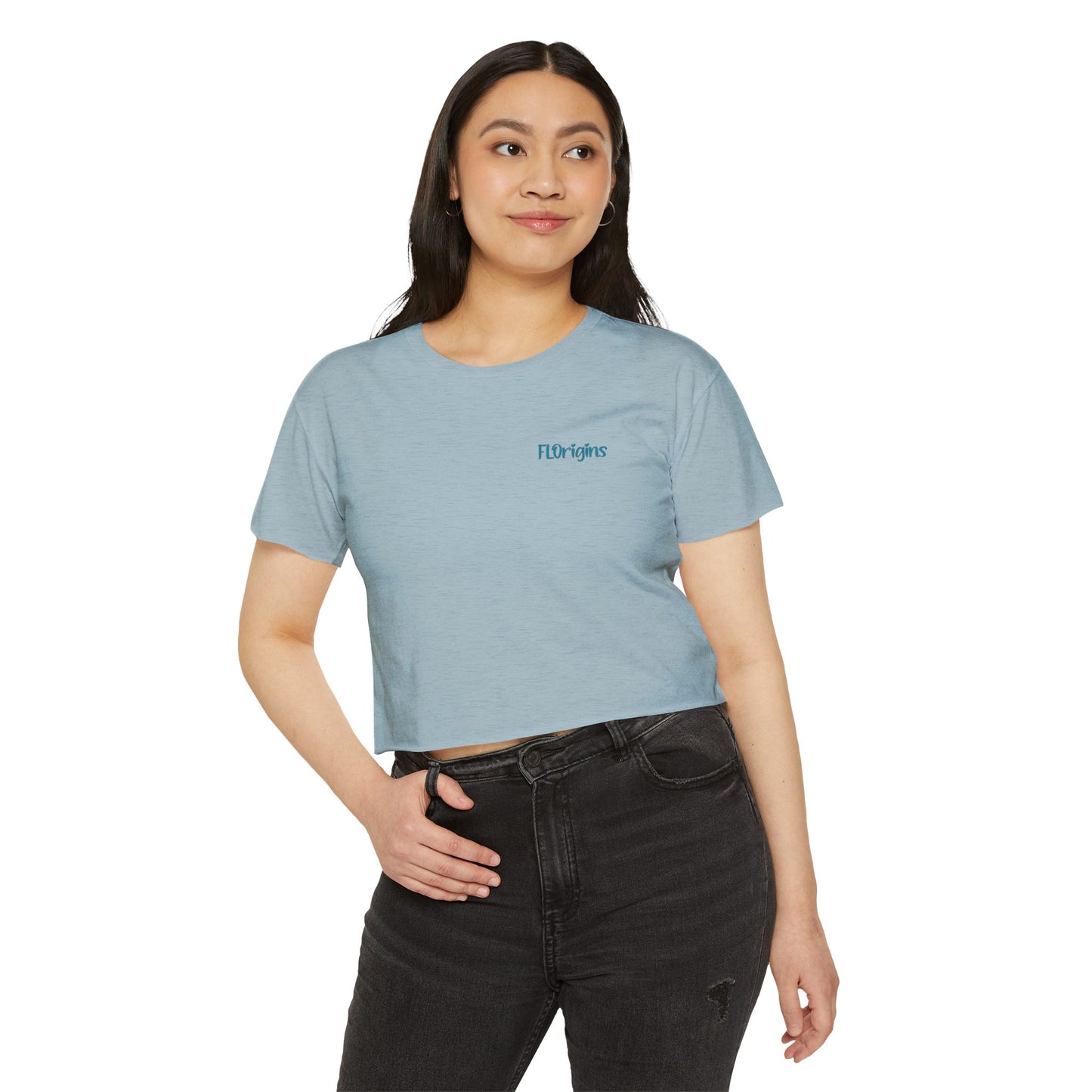 Stop Moving to Florida Crop Tee