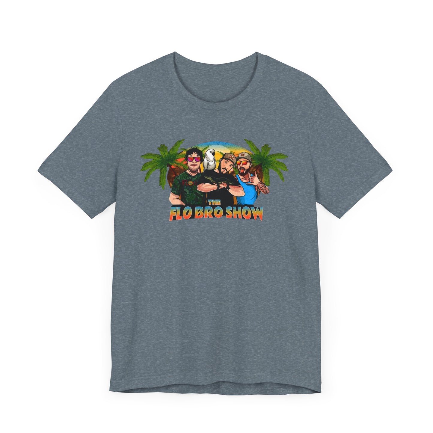 The FloBro Show Official Logo Lightweight Tee (Reverse Design)