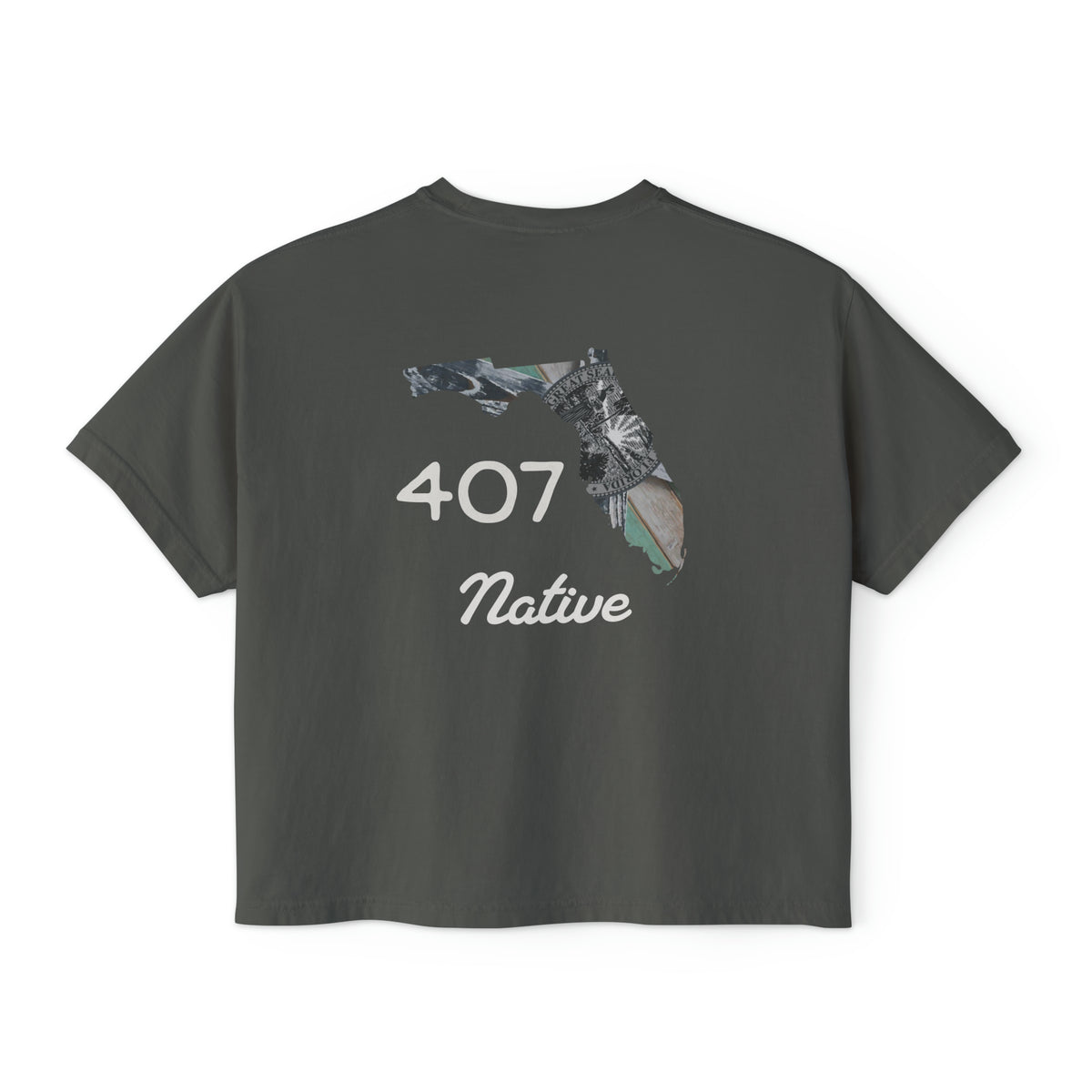 407 Native Series Women's Cropped Boxy Tee