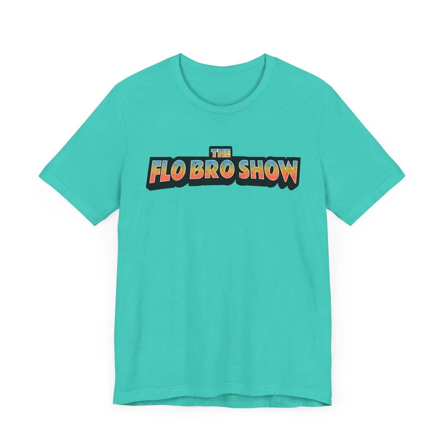 The FloBro Show Official Logo Lightweight Tee (Front and Back Design)