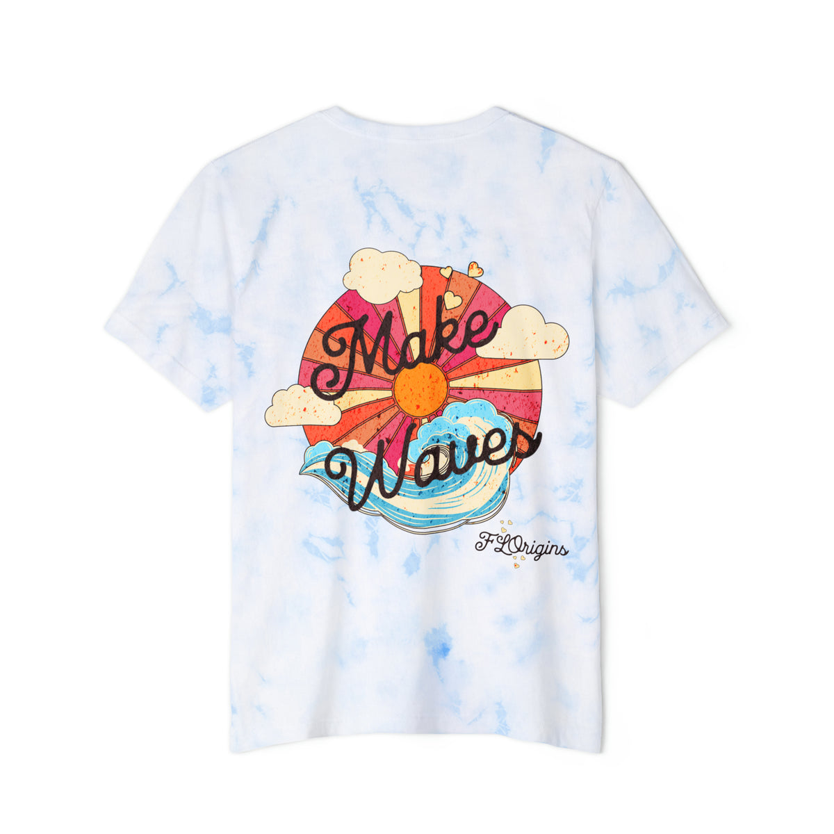 Make Waves Women's Tie-Dye Relaxed Fit Tee