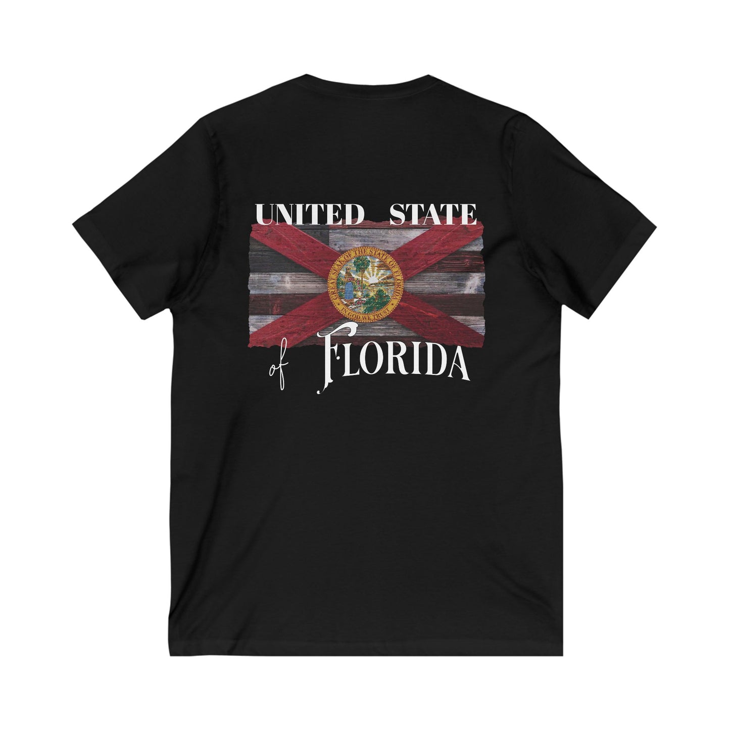 United State of Florida V-Neck Tee