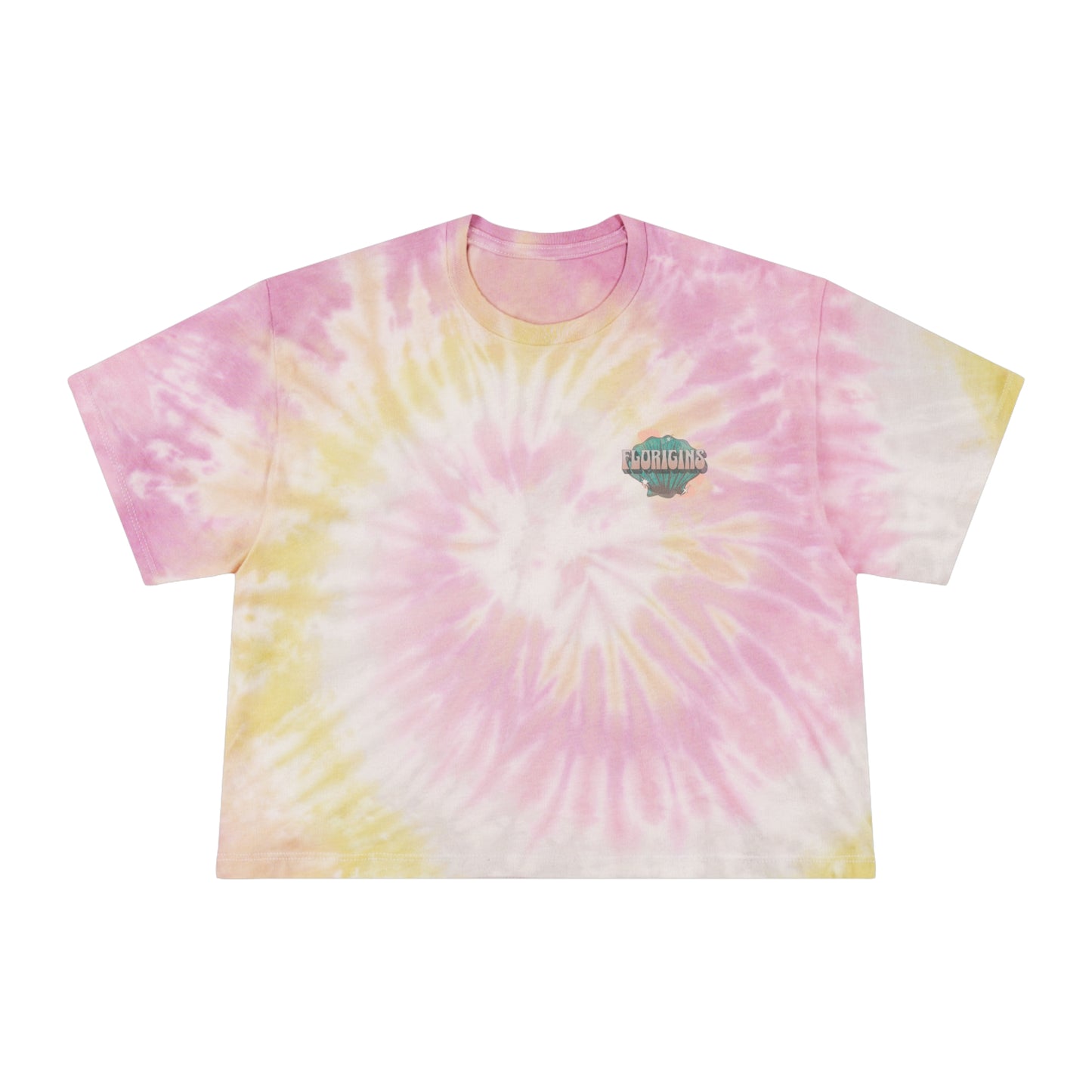Shell Yeah Women's Tie-Dye Crop Tee