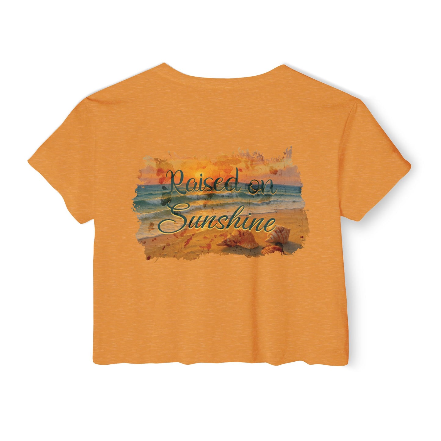 Raised on Sunshine Crop Tee