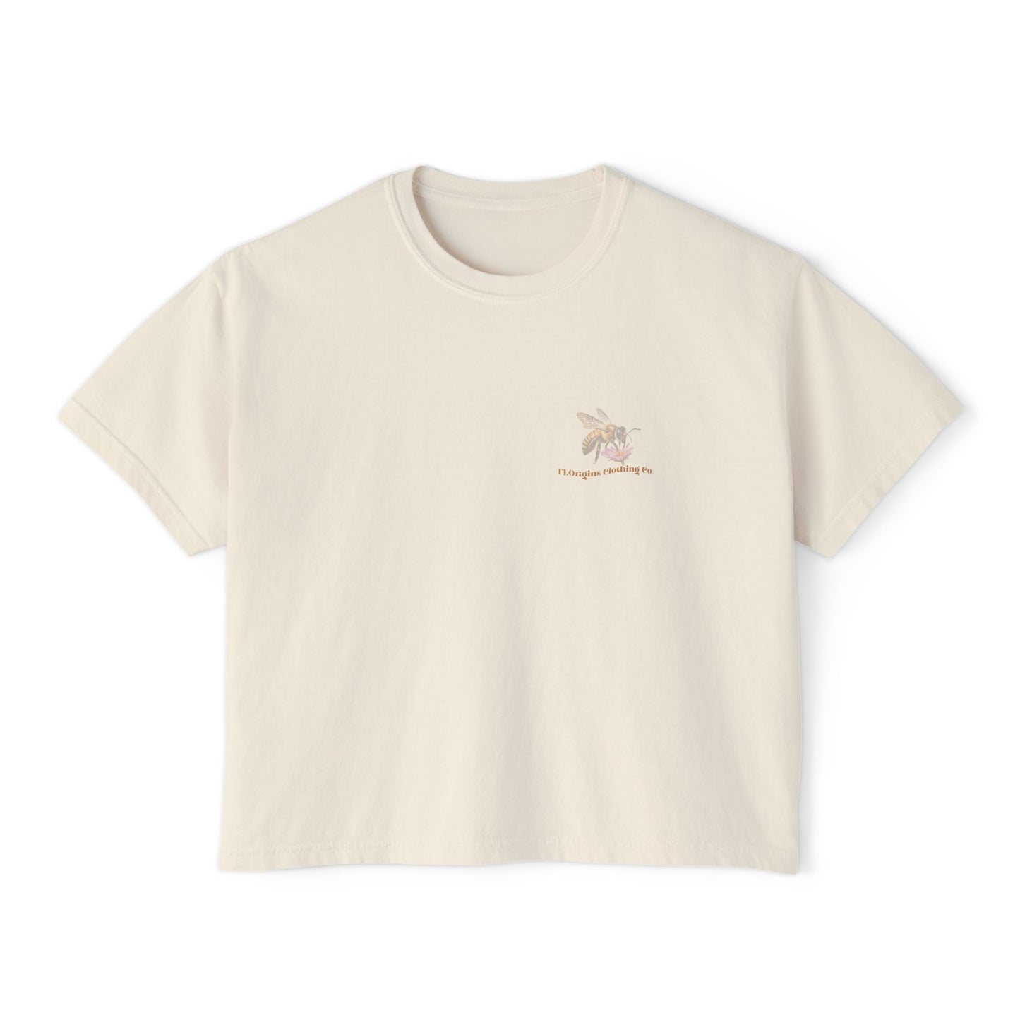 Bee Sweet Cropped Boxy Tee