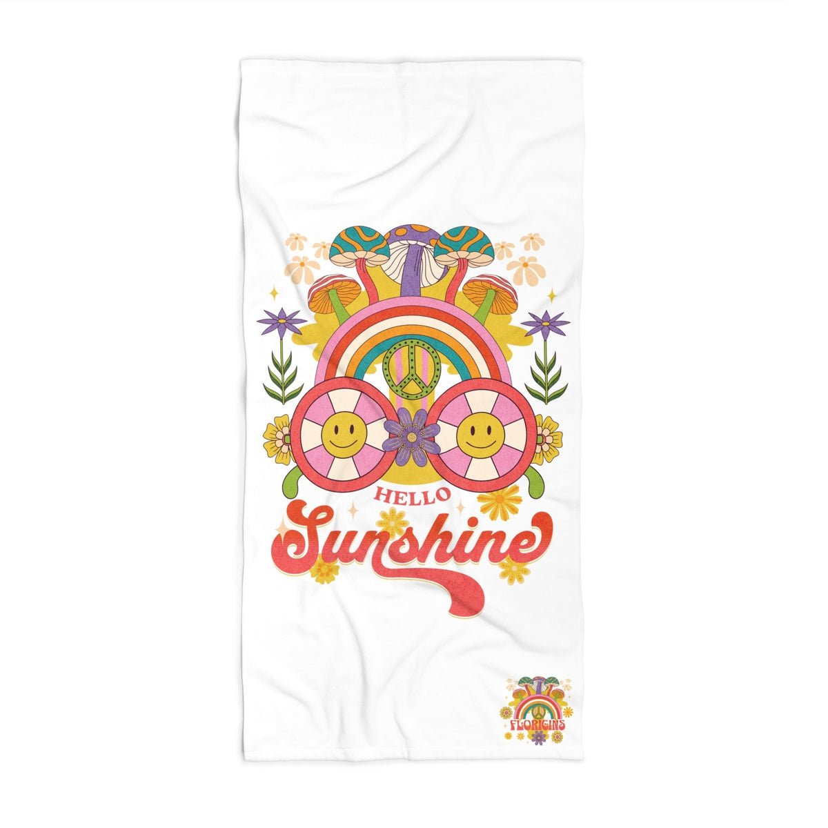 Hello Sunshine Heavyweight Luxury Beach Towel