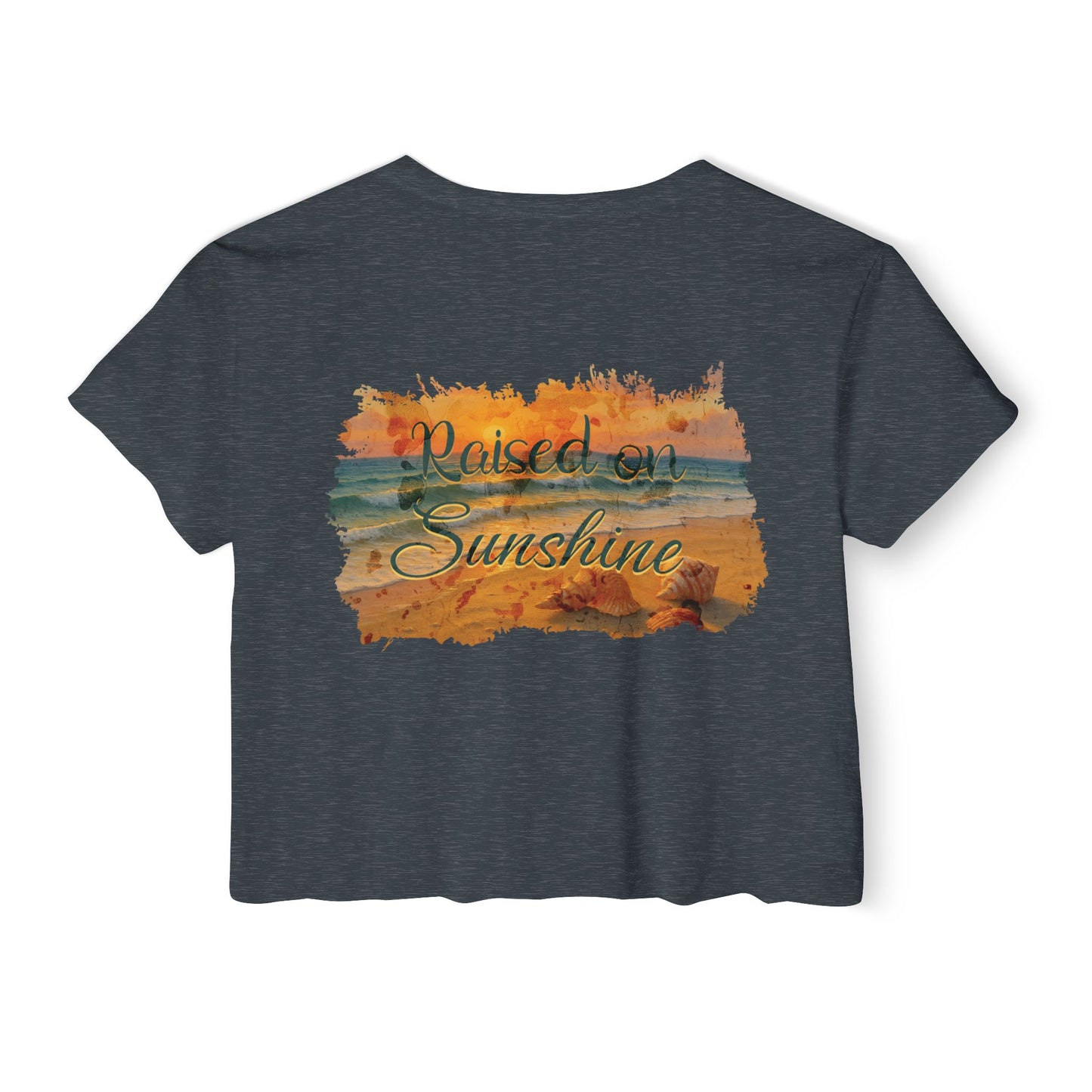 Raised on Sunshine Crop Tee