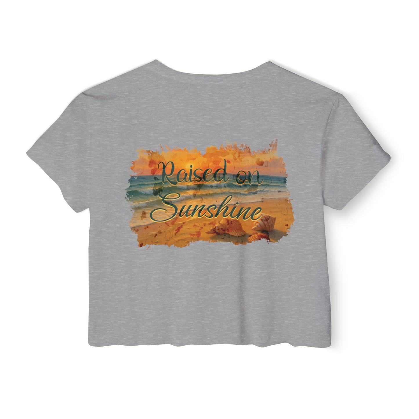 Raised on Sunshine Crop Tee