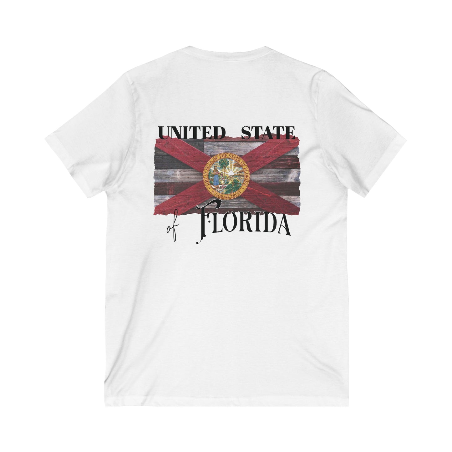 United State of Florida V-Neck Tee