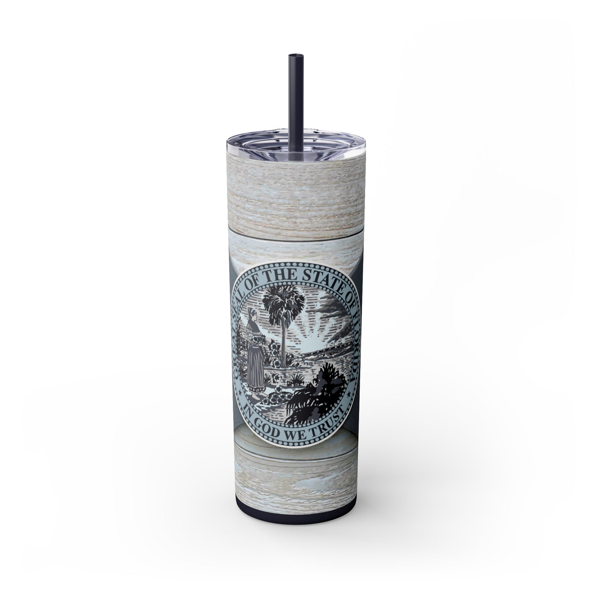 Charter Captain Skinny Tumbler with Straw, 20oz