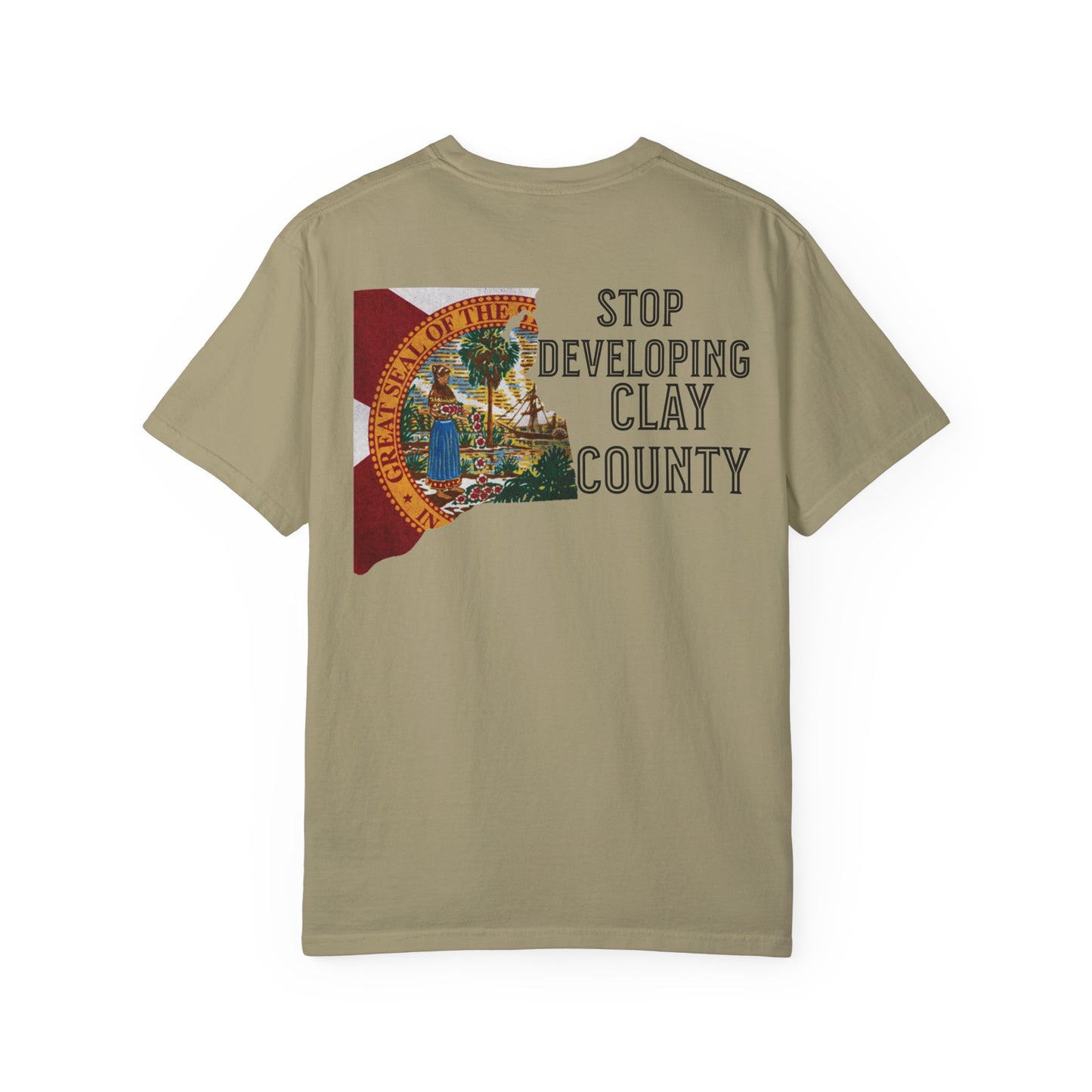 Stop Developing Clay County Tee