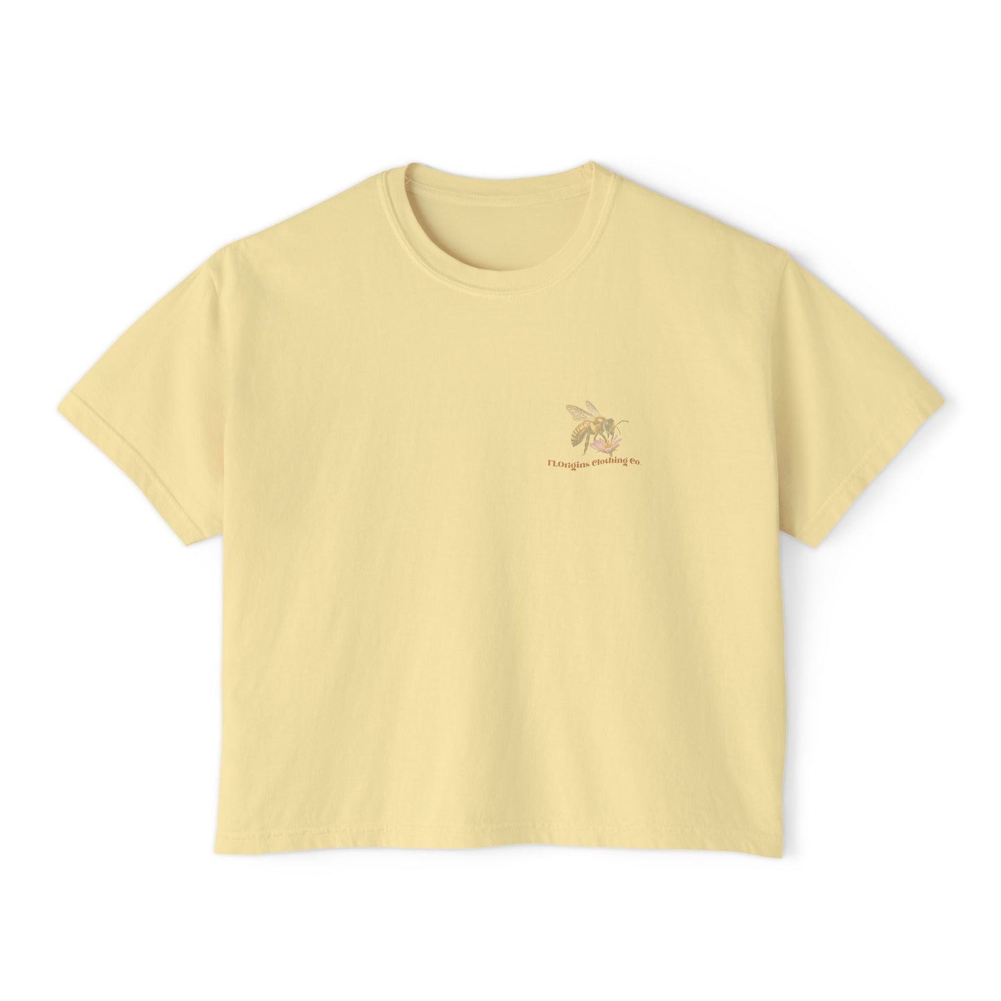 Bee Sweet Cropped Boxy Tee