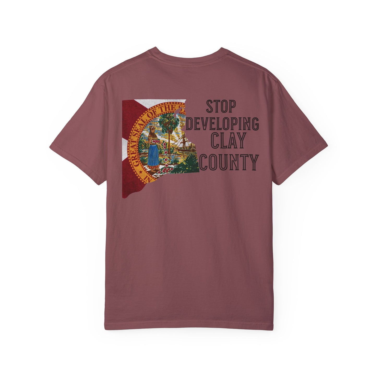 Stop Developing Clay County Tee