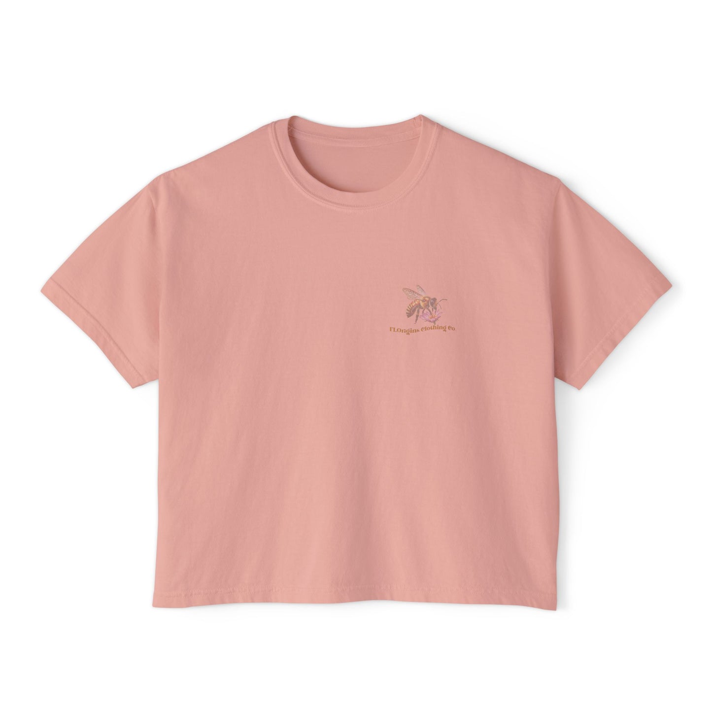 Bee Sweet Cropped Boxy Tee