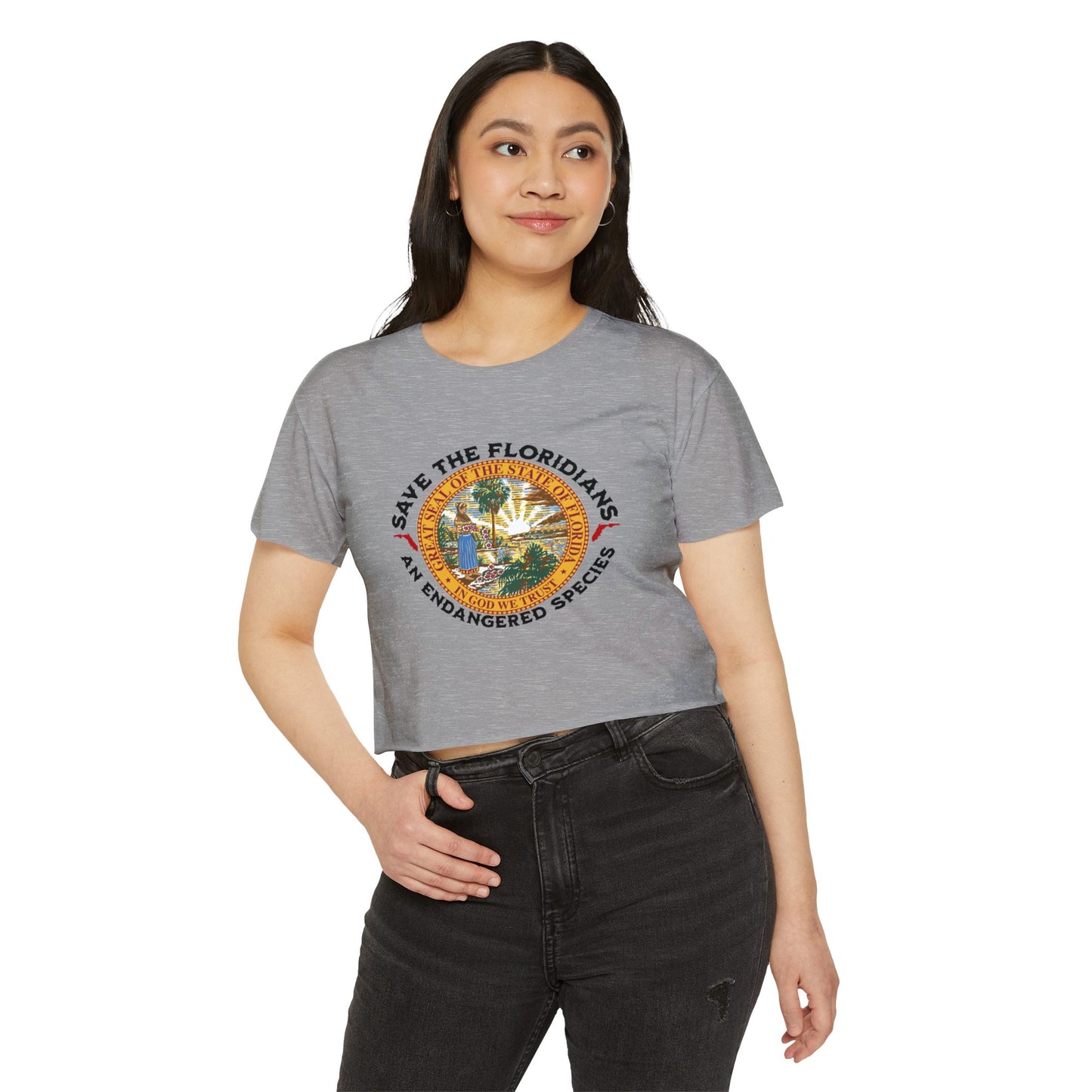 Save the Floridians Crop Tee