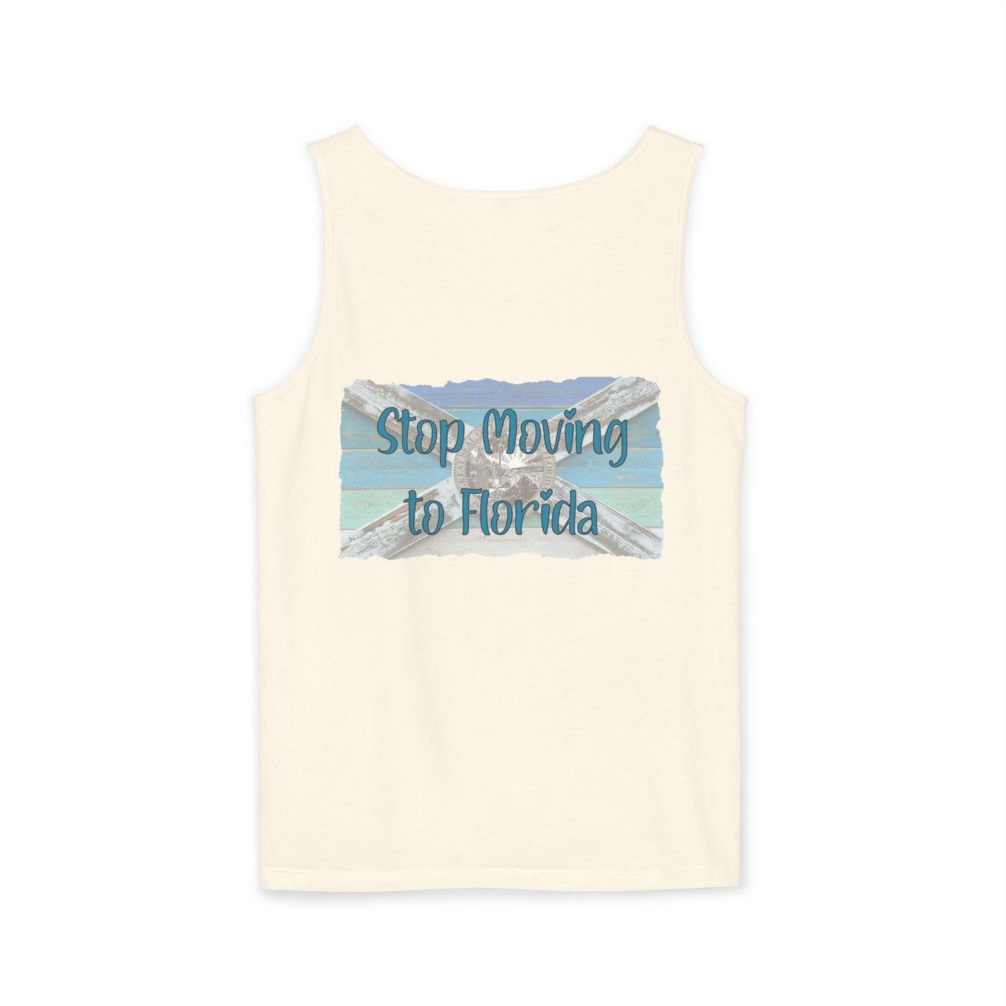 Stop Moving to Florida Relaxed-Fit Tank