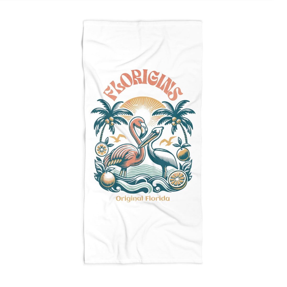 Flamingo & Amigo Heavyweight Luxury Beach Towel
