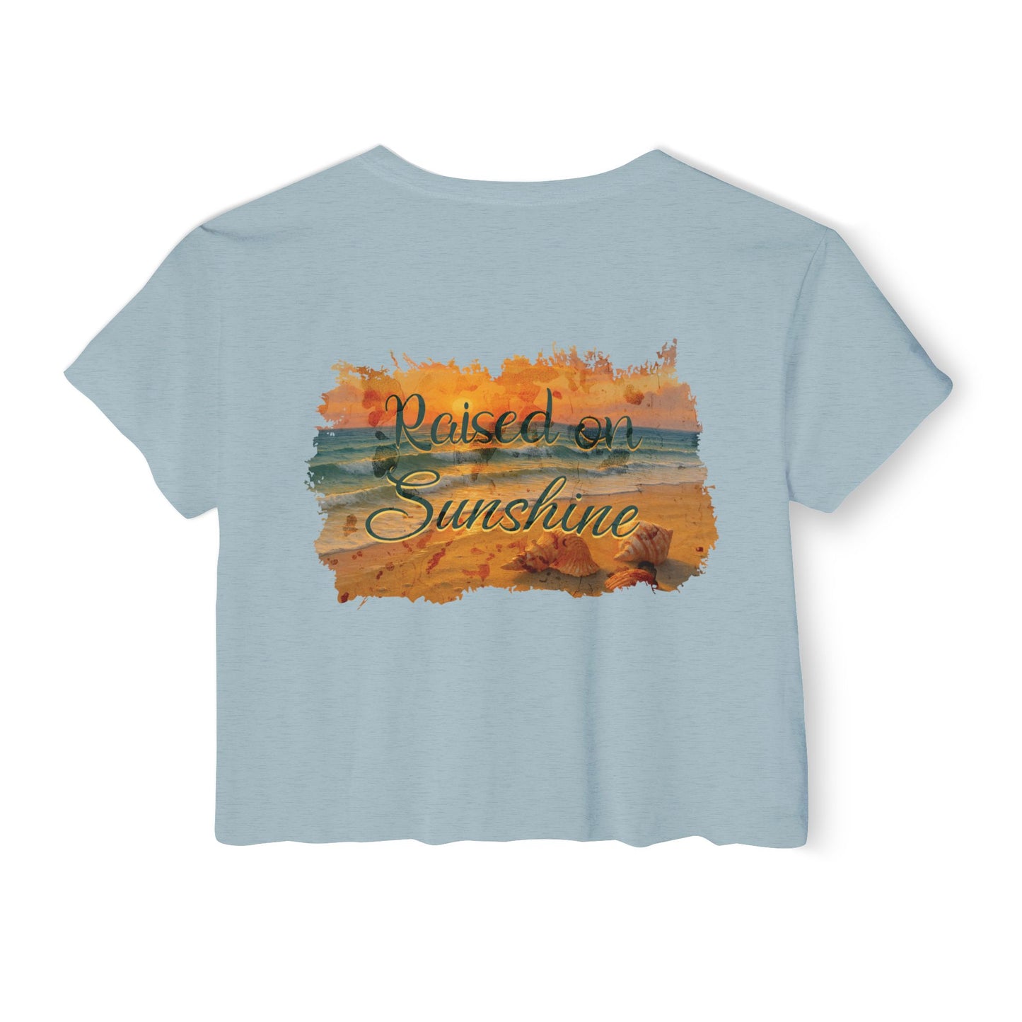 Raised on Sunshine Crop Tee
