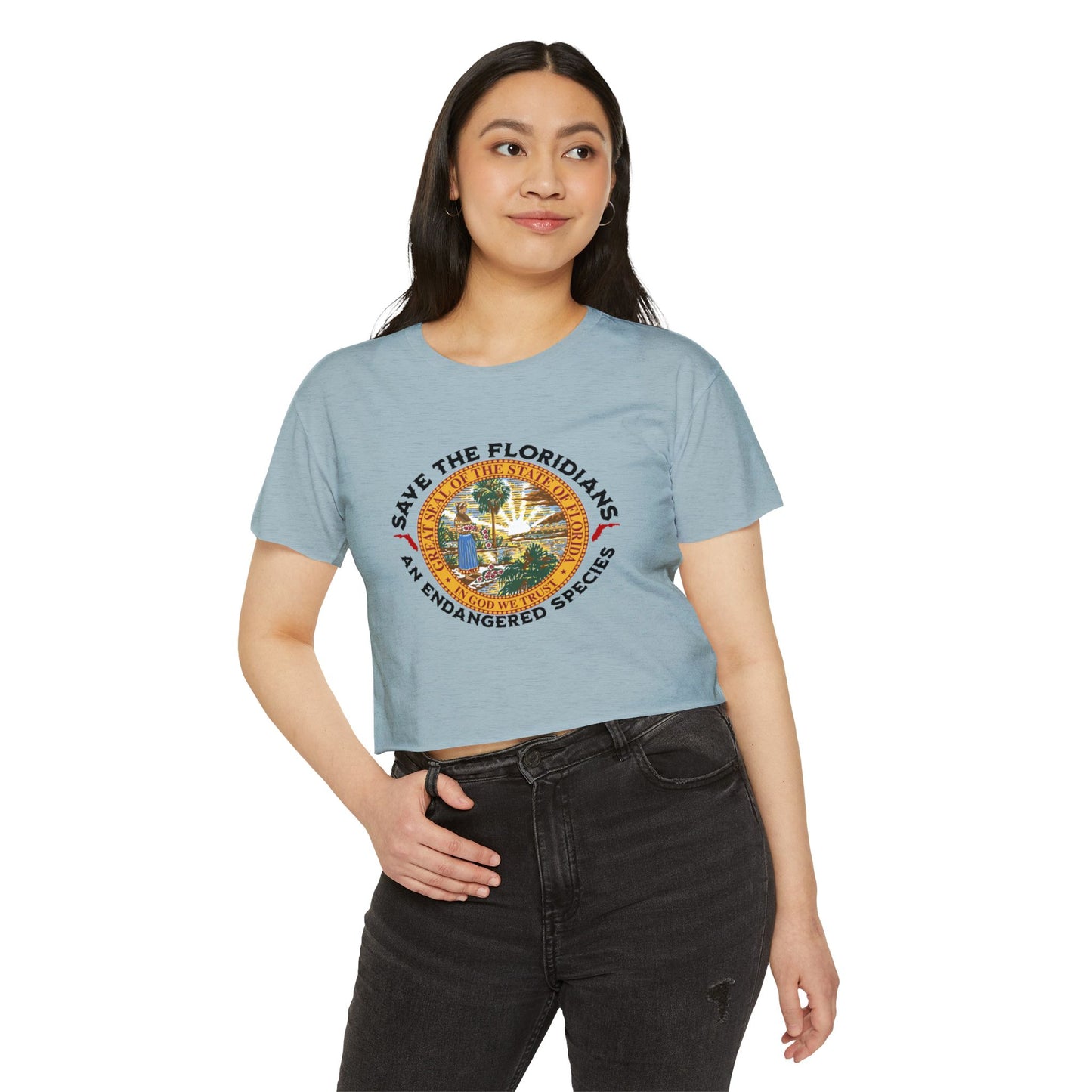 Save the Floridians Crop Tee