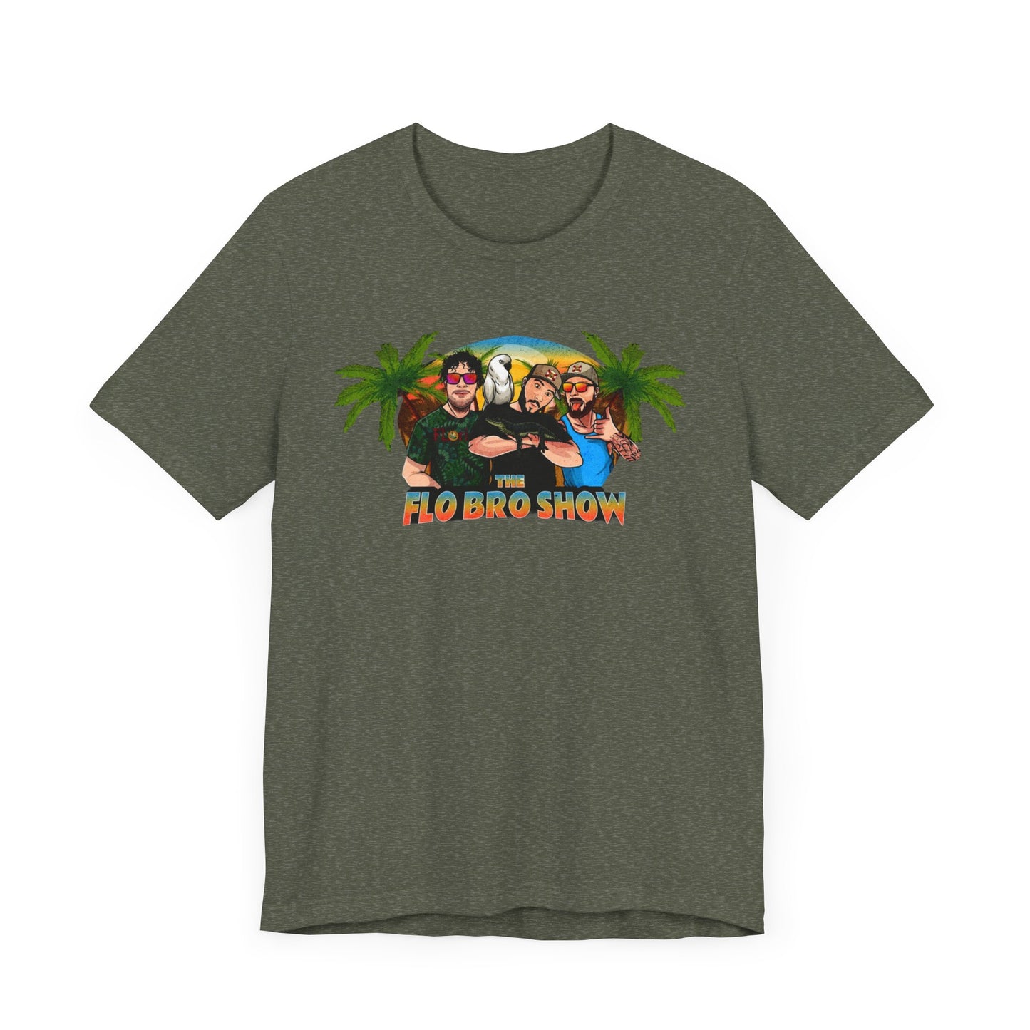 The FloBro Show Official Logo Lightweight Tee (Reverse Design)