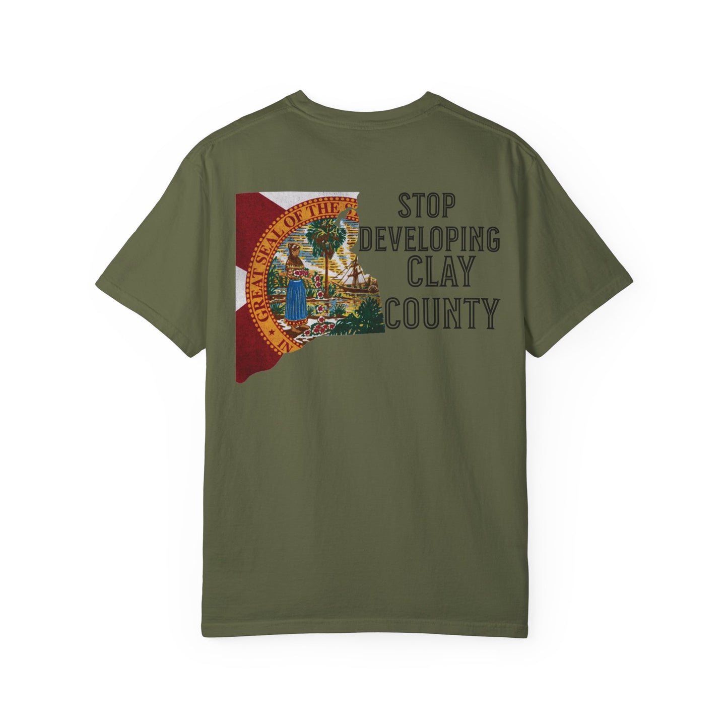 Stop Developing Clay County Tee