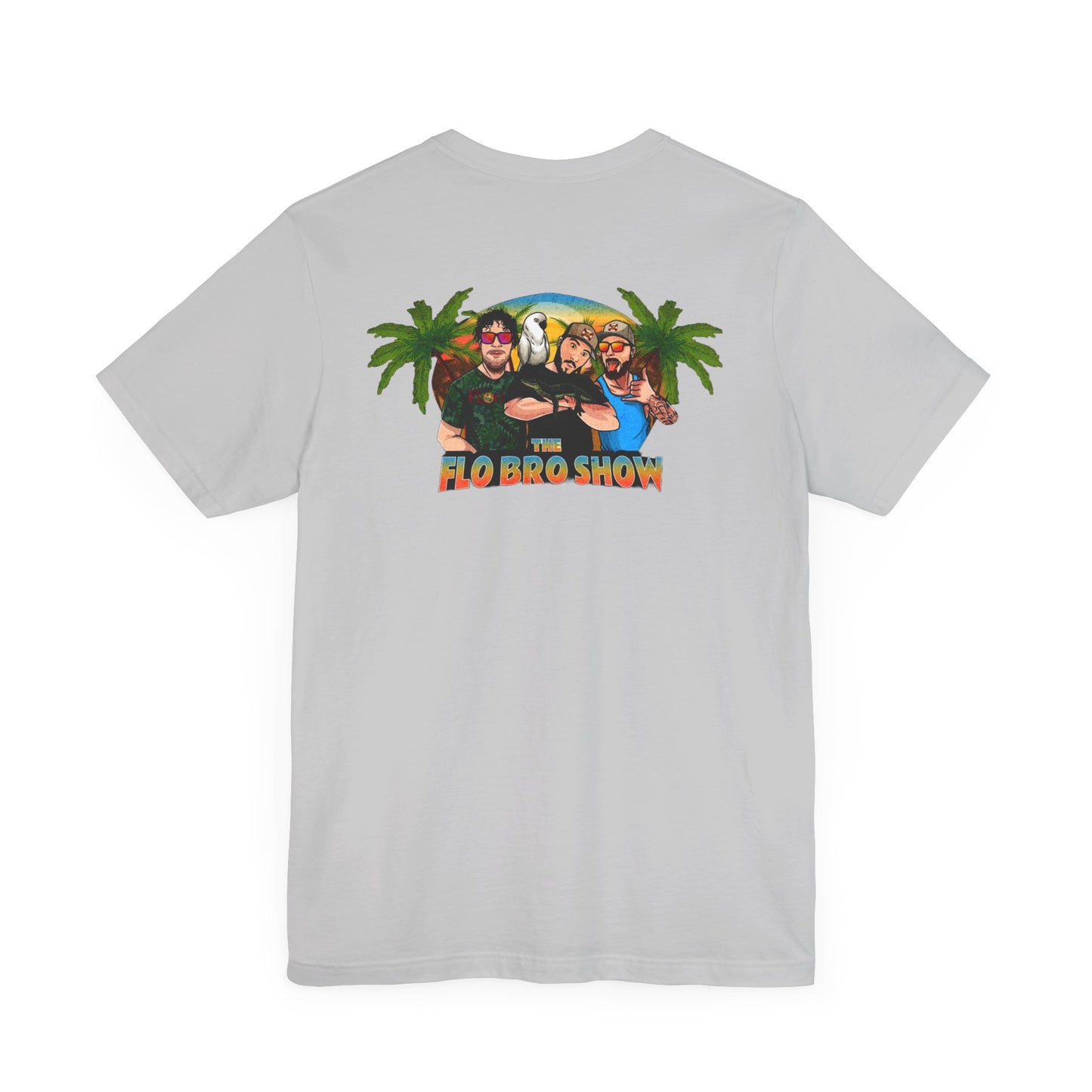 The FloBro Show Official Logo Lightweight Tee (Front and Back Design)