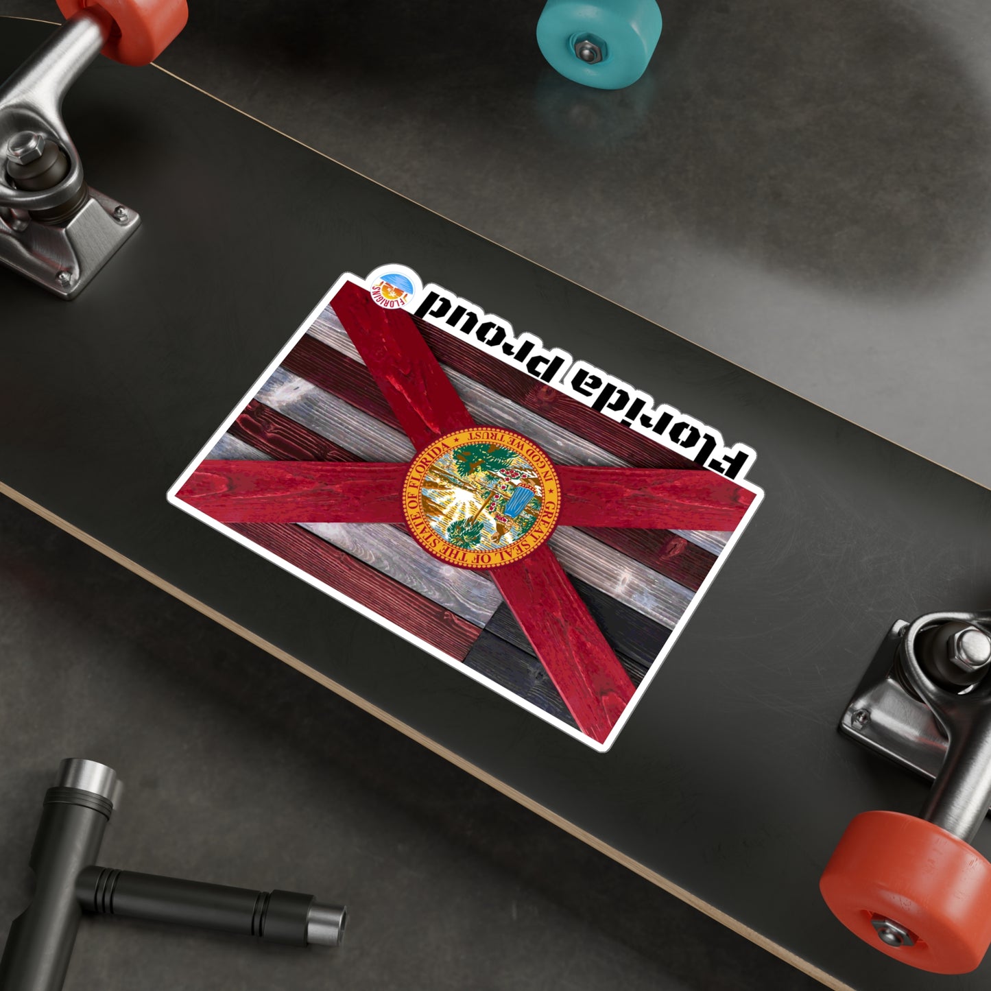 Florida Proud Vinyl Decals for Window/Laptop/Cooler/Tumbler