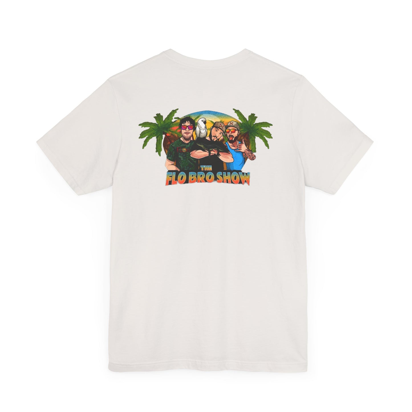 The FloBro Show Official Logo Lightweight Tee (Front and Back Design)