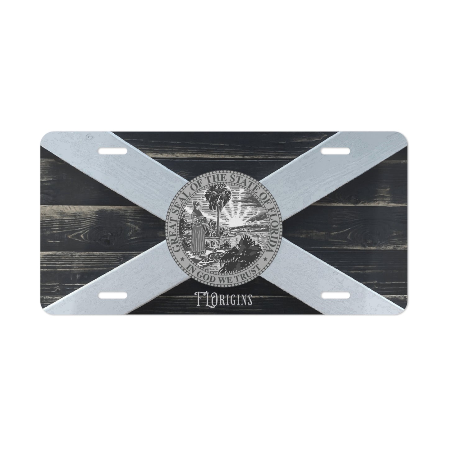 Gaspar Aluminum License Plate