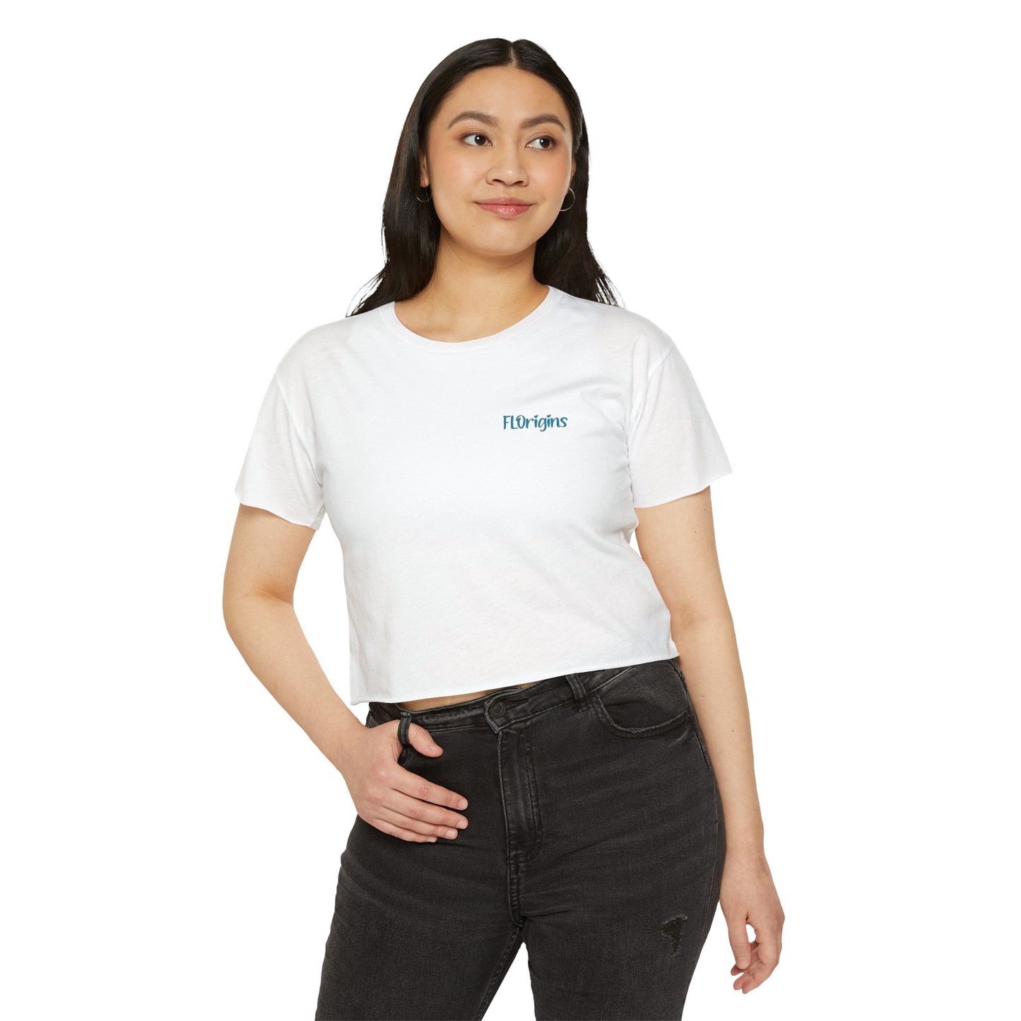 Stop Moving to Florida Crop Tee