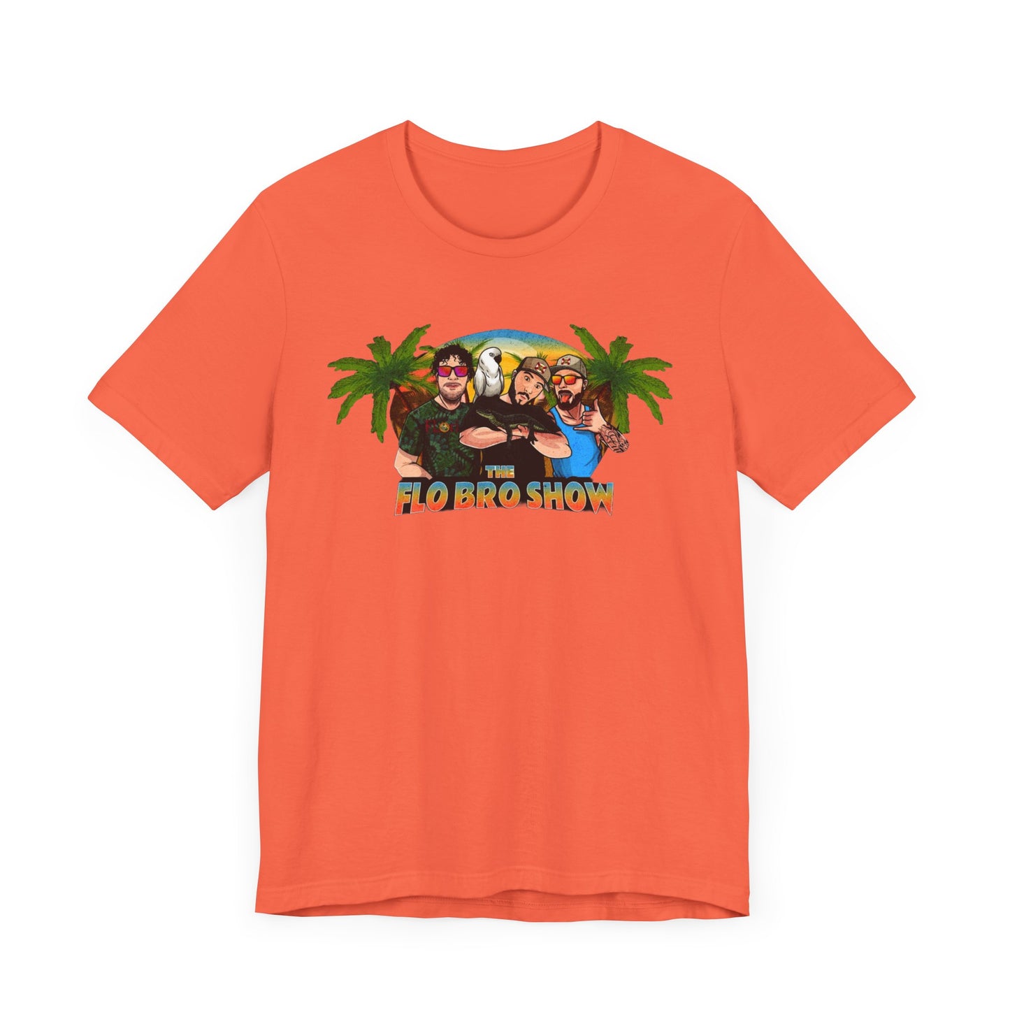 The FloBro Show Official Logo Lightweight Tee (Reverse Design)