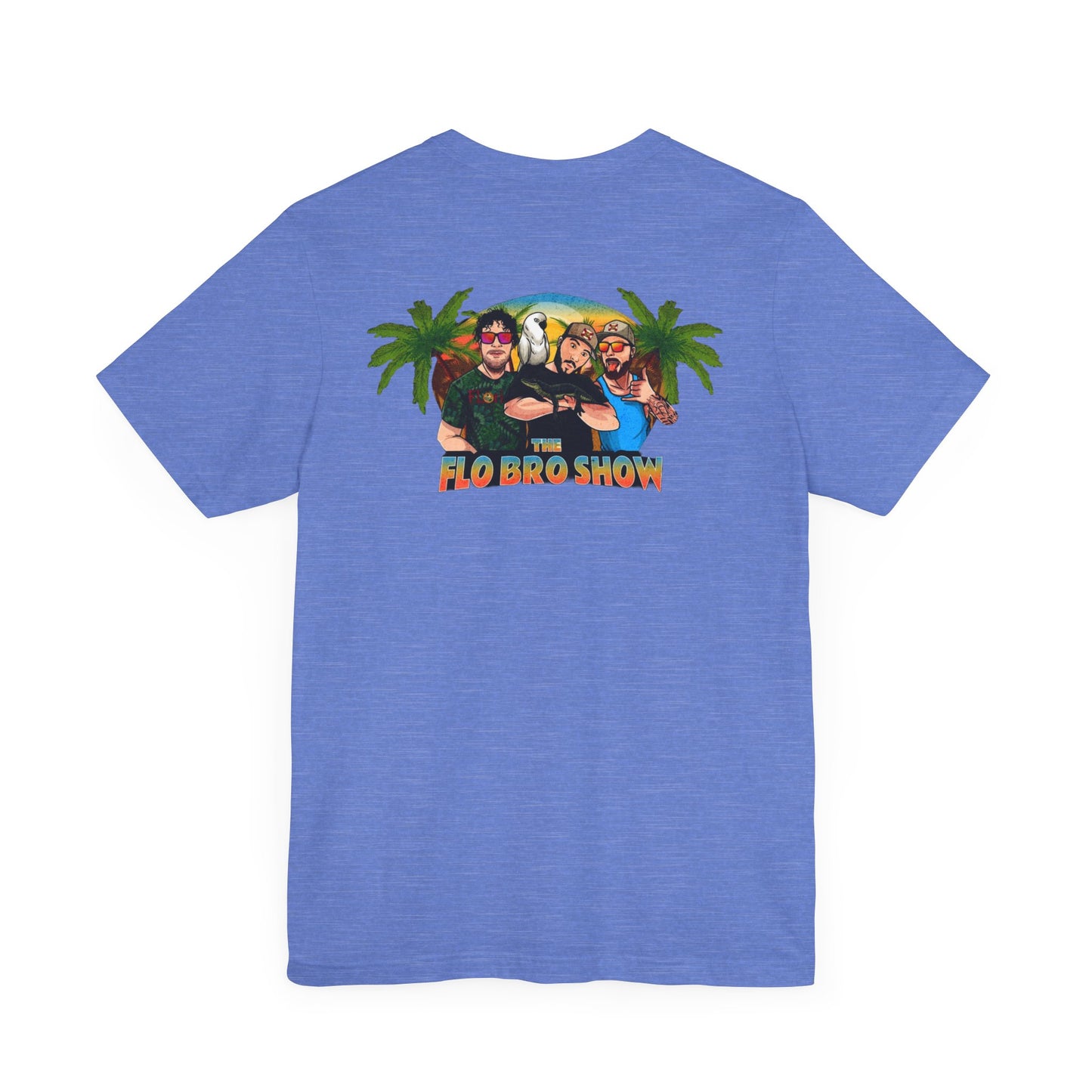 The FloBro Show Official Logo Lightweight Tee (Front and Back Design)