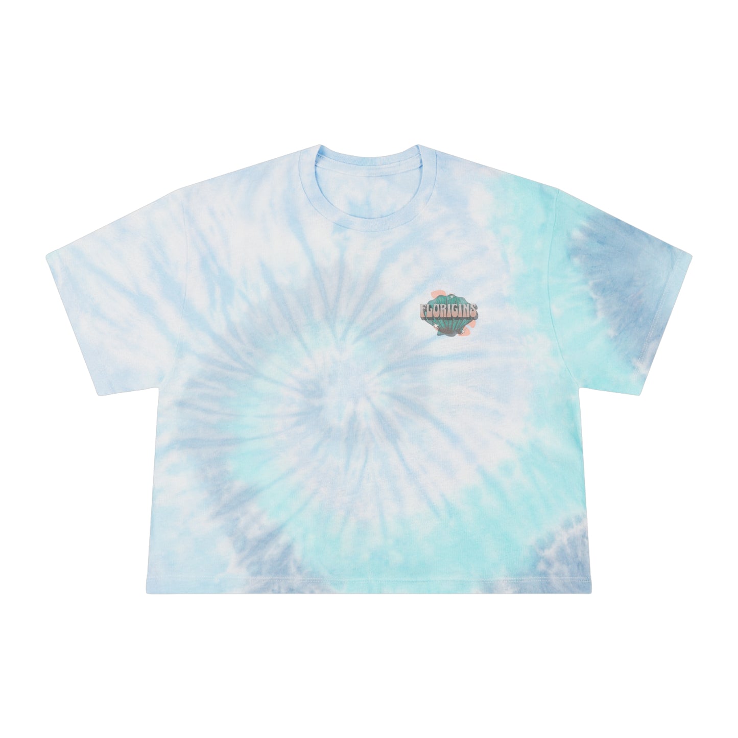 Shell Yeah Women's Tie-Dye Crop Tee
