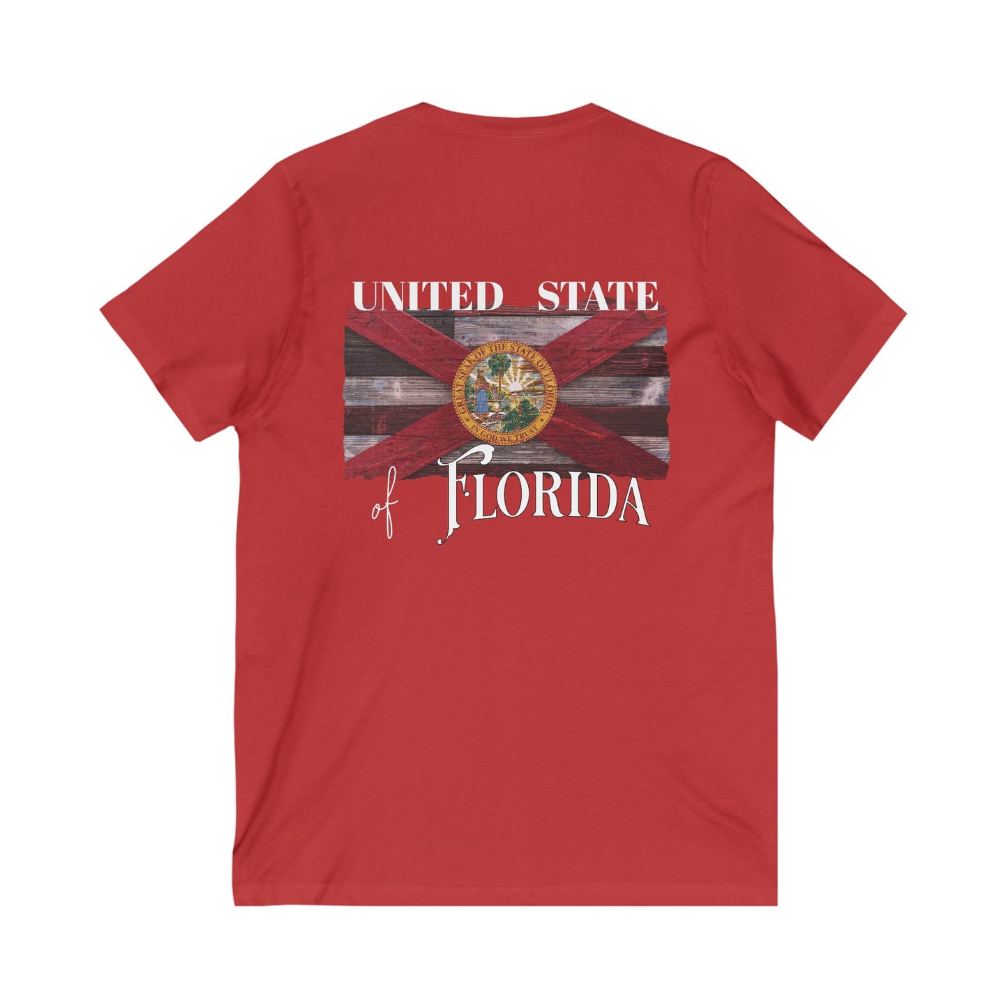 United State of Florida V-Neck Tee